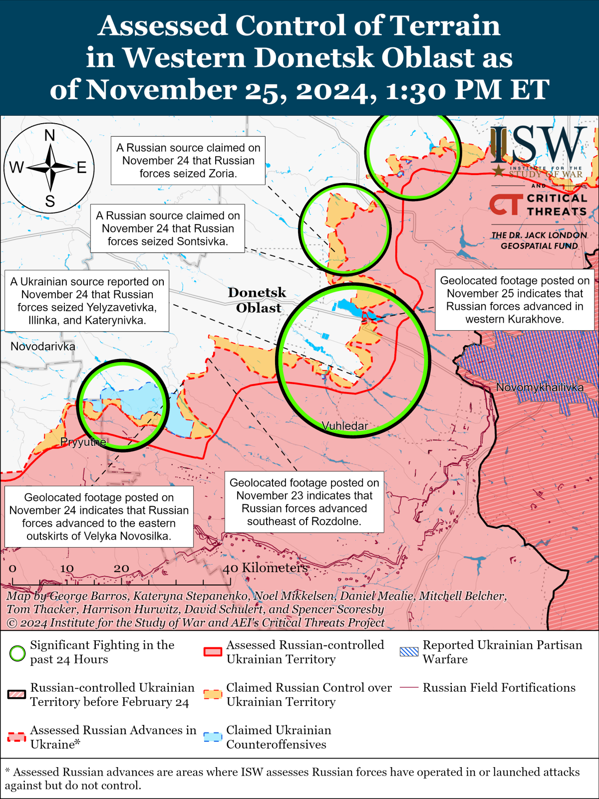 Ukraine War Map Reveals Russia Close to Enveloping Critical Town - Newsweek