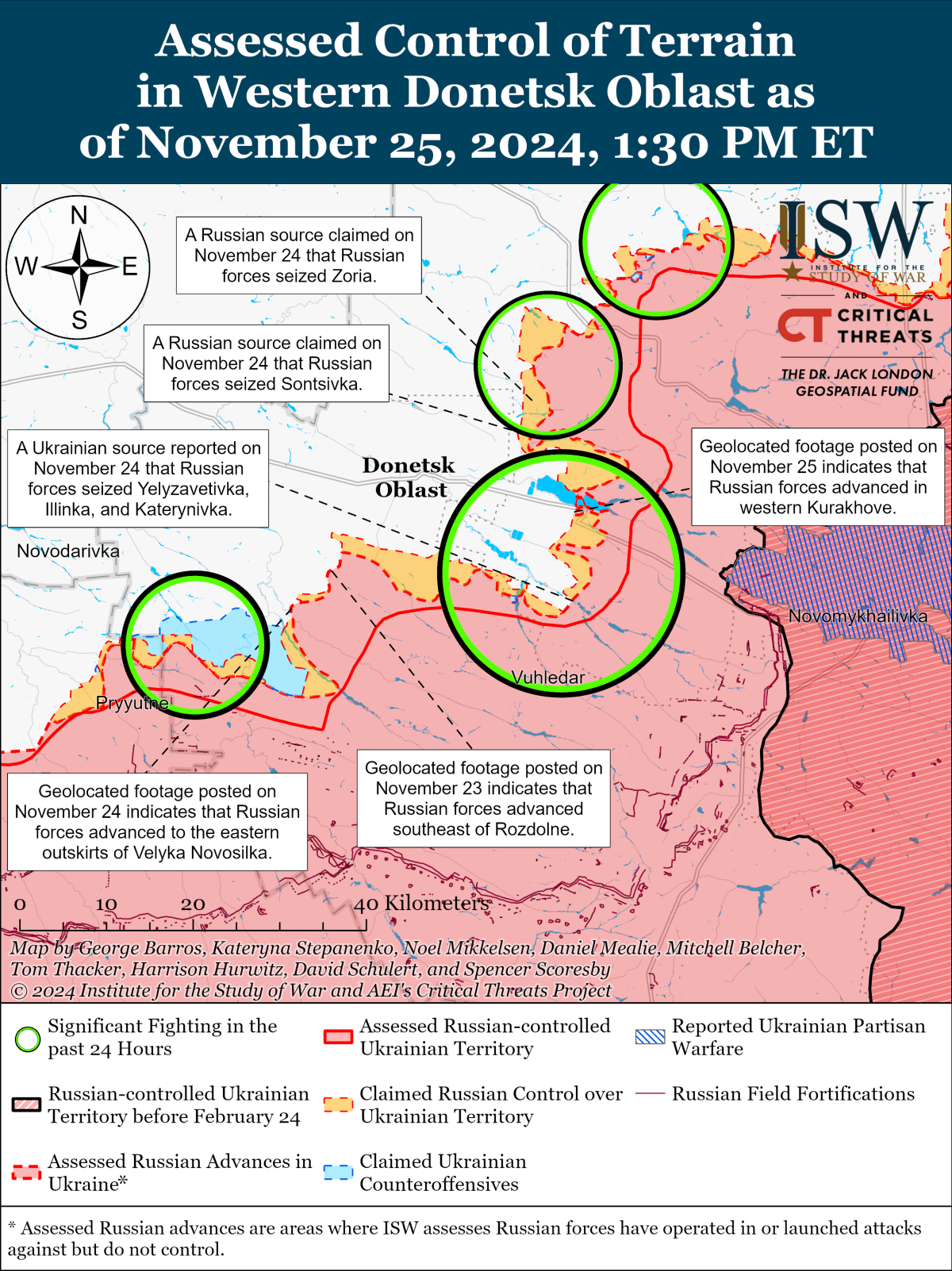 Institute for the Study of war map