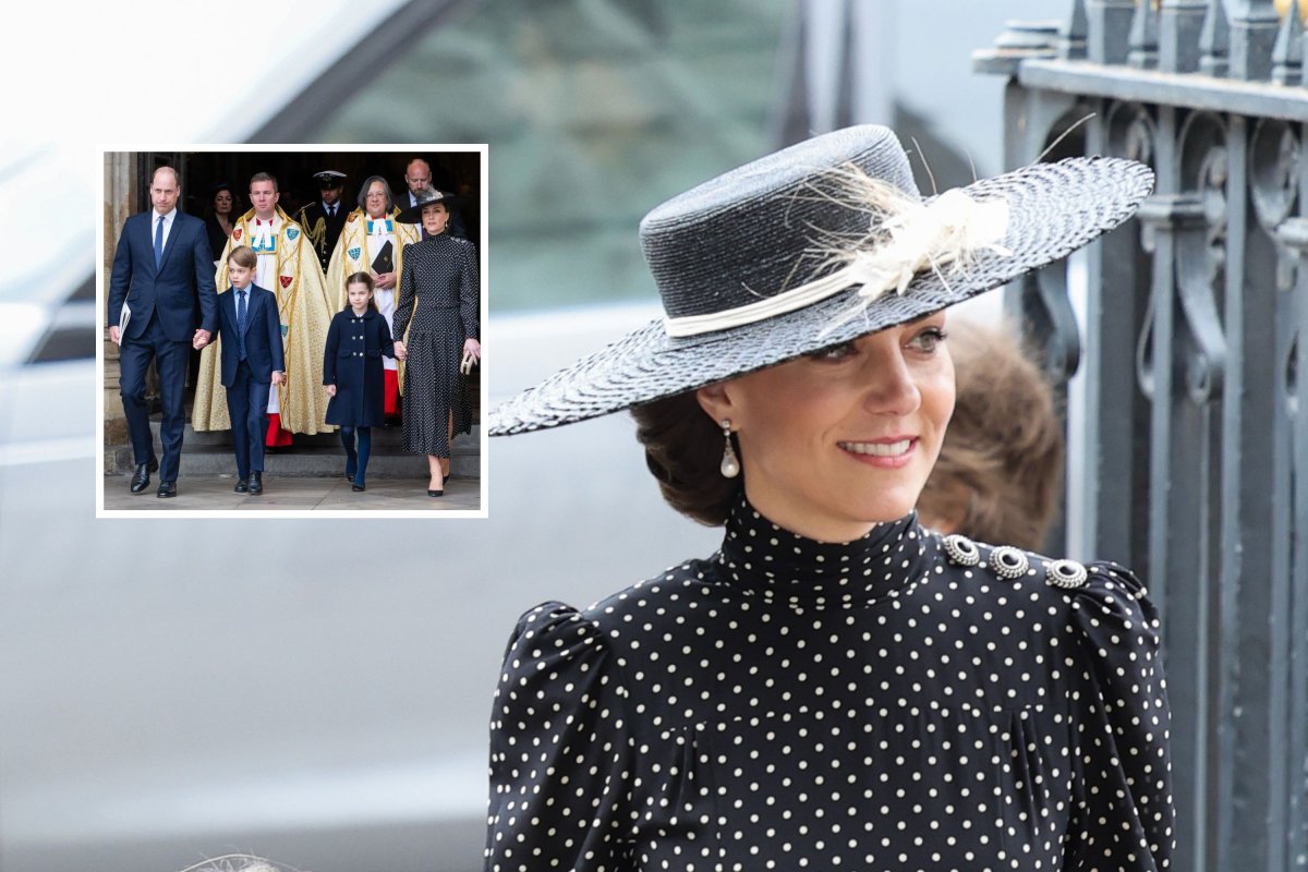 Kate Middleton at Philip Memorial