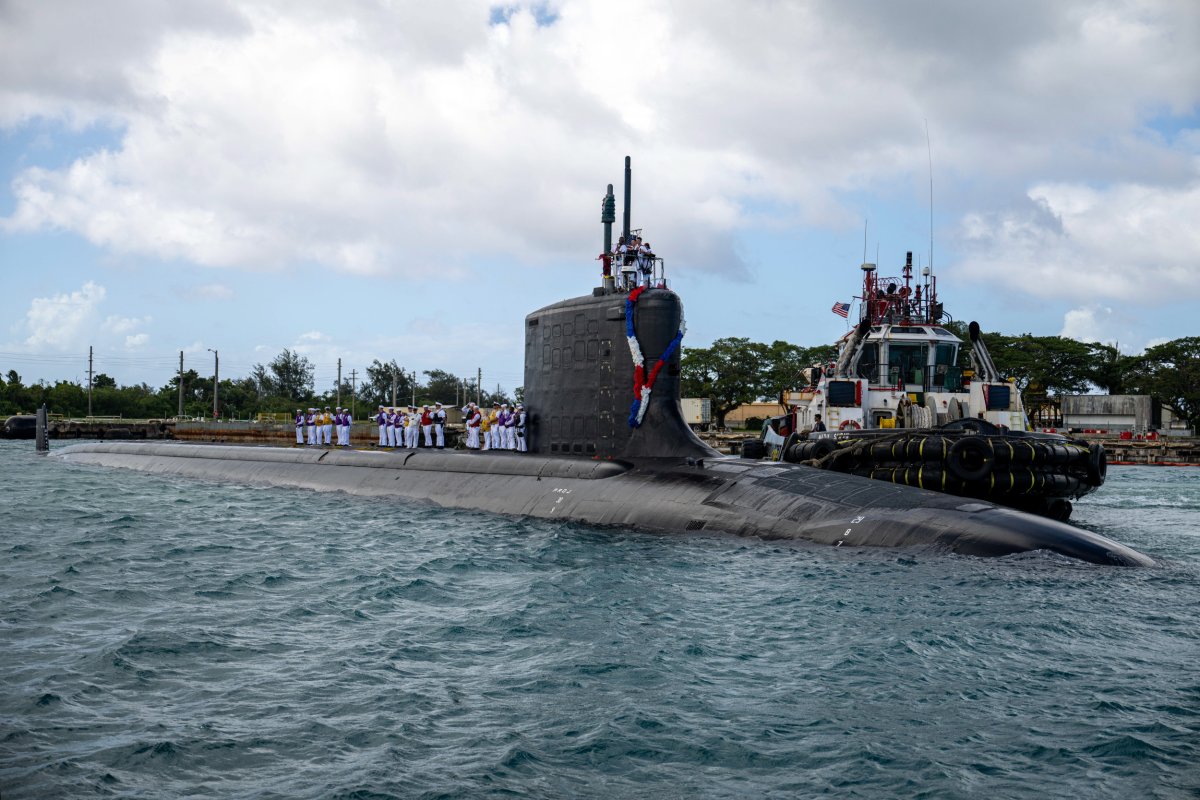 U.S. Submarine USS Minnesota Arrives in Guam