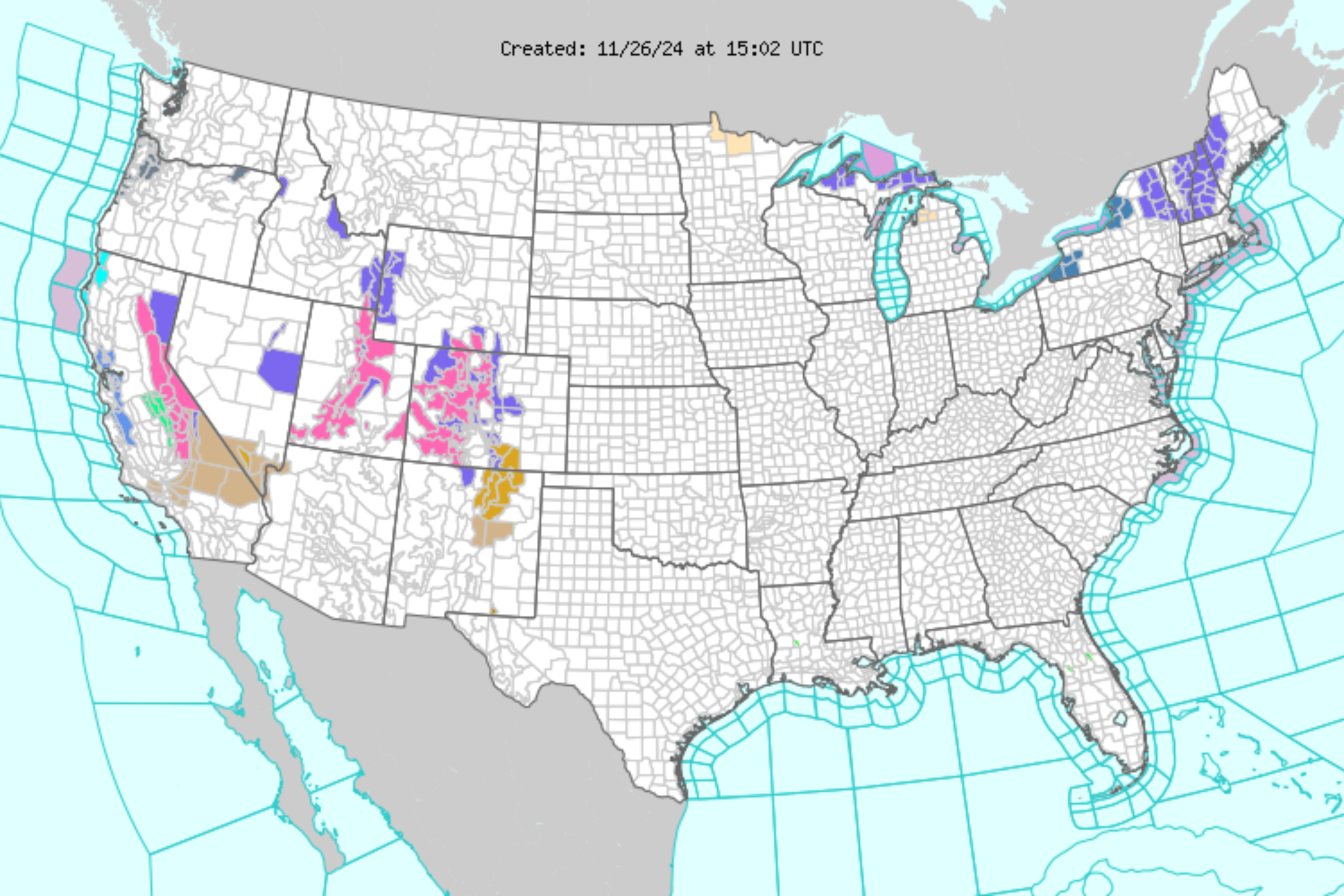 California Thanksgiving Weather Forecast Maps Show Rain, Snow Newsweek