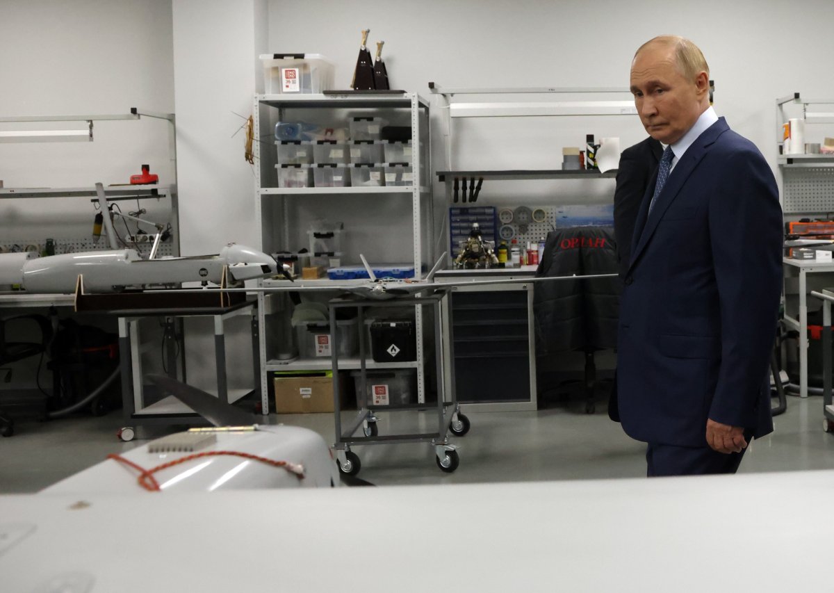 Putin Inspects Orlan-10 Drones