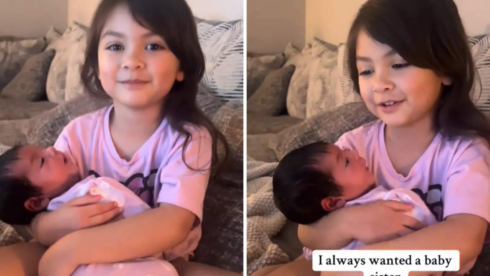 Mom of three leaves newborn to use bathroom -- Tears at what she comes back to