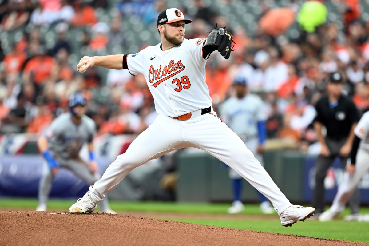 Baltimore Orioles pitcher Corbin Burnes