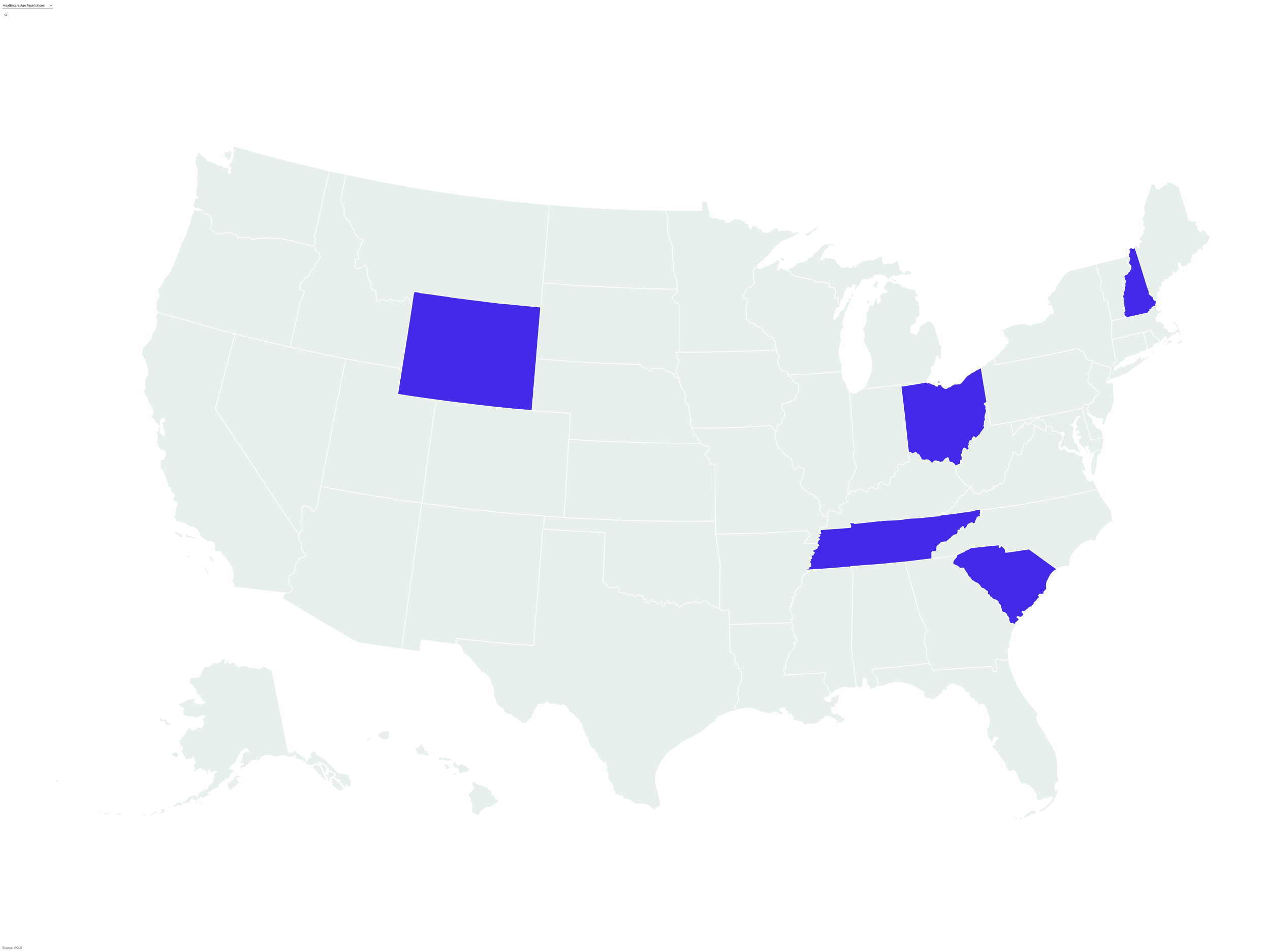 Map Shows States Which Passed Anti-Trans Legislation in 2024