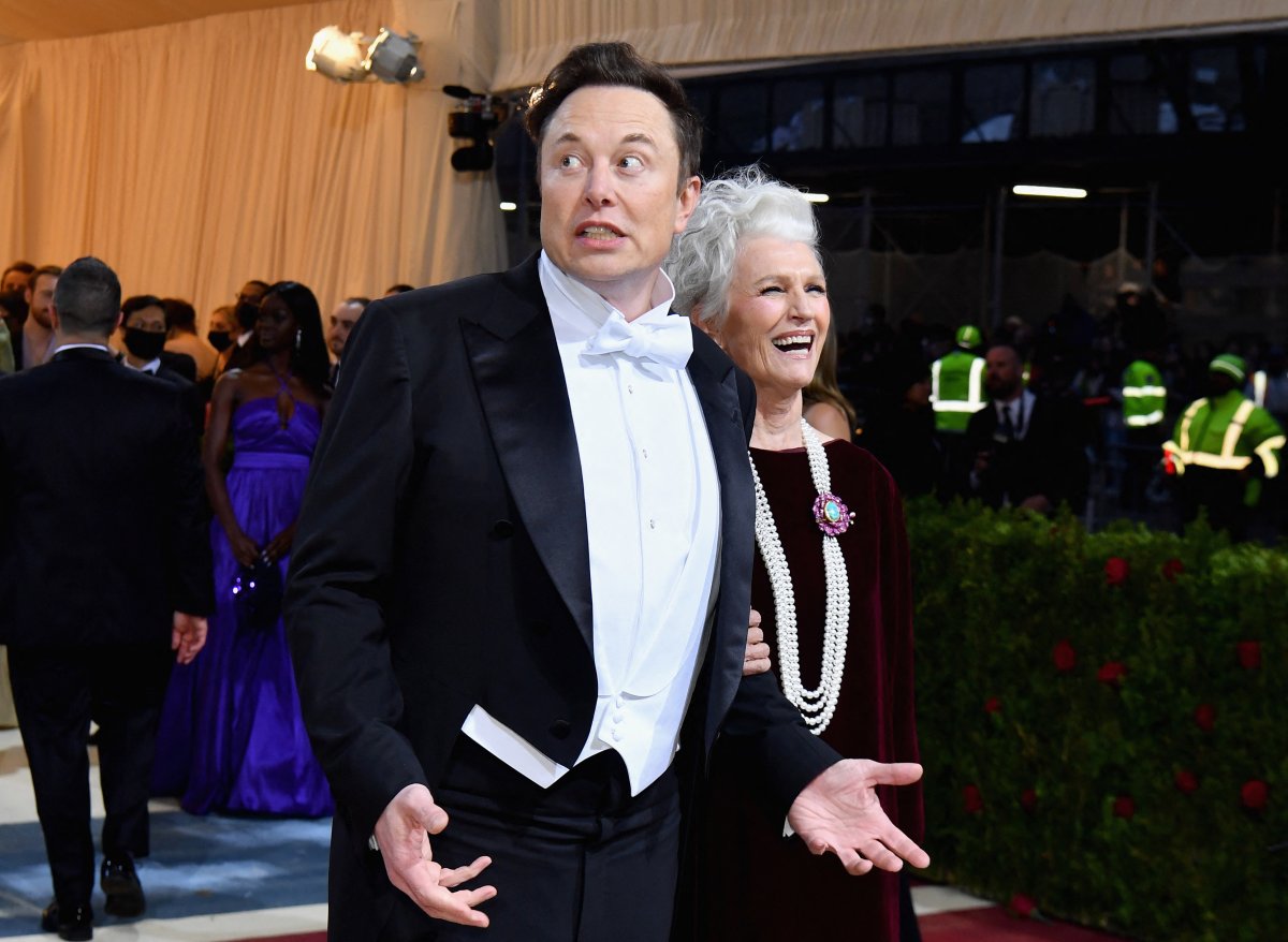 Elon and Maye Musk