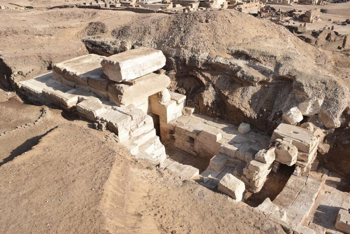 Gateway of an ancient Egyptian temple