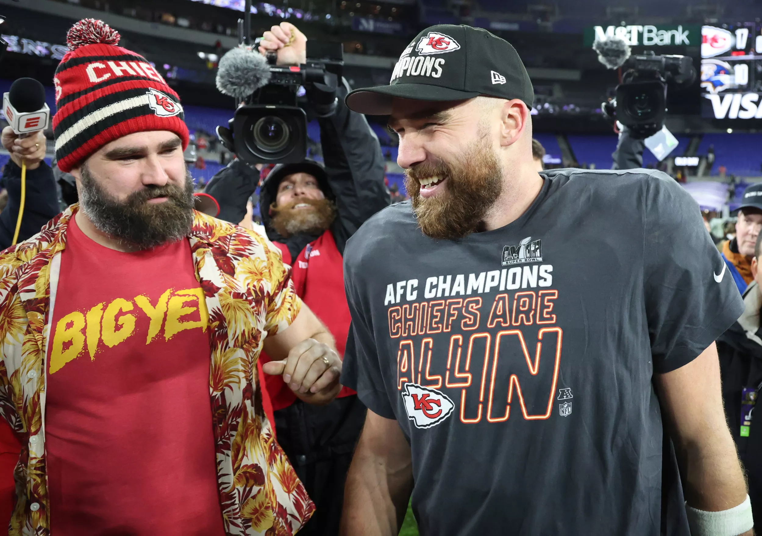 Travis Kelce has a bold response to Jason and Kylie Kelce's pregnancy news
