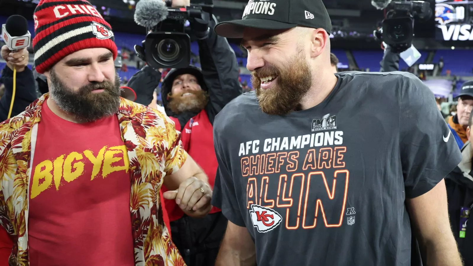 Travis Kelce has a bold response to Jason and Kylie Kelce's pregnancy news