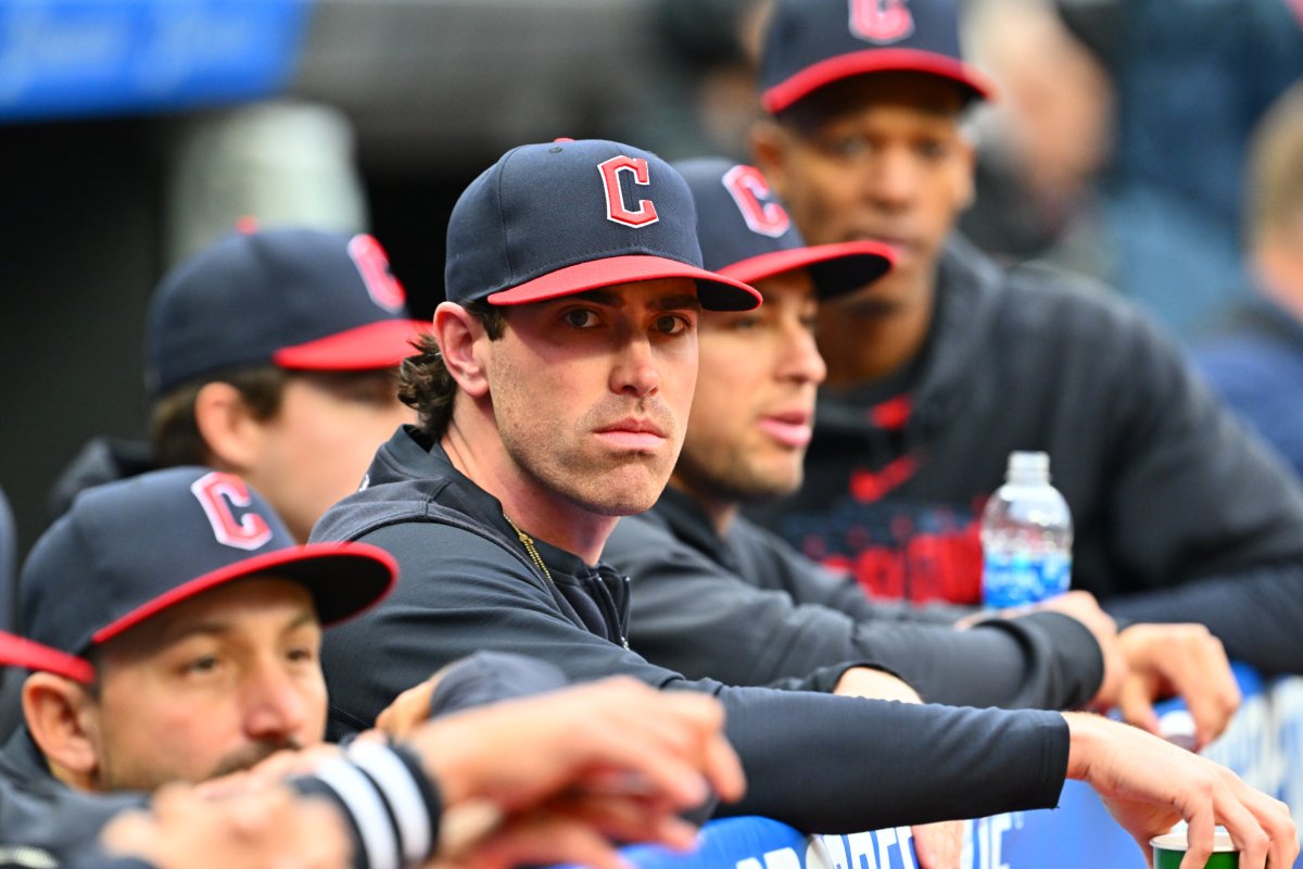 Cleveland Guardians pitcher Shane Bieber