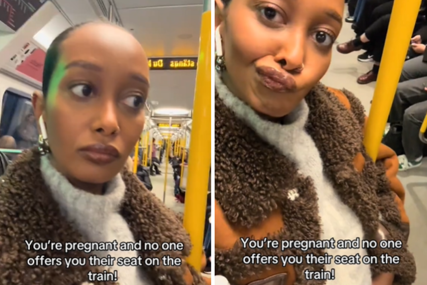 Pregnant woman outraged over what she's forced to do on Metro