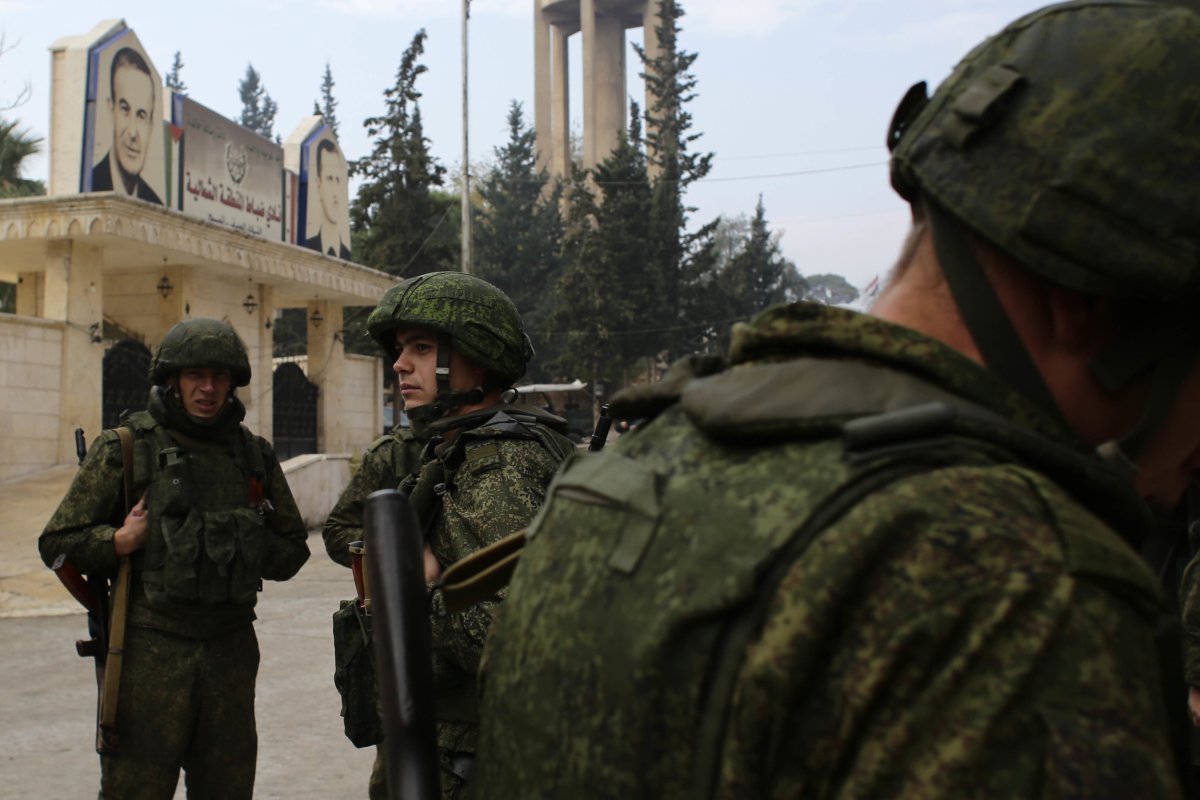 Russian Soldiers in Aleppo 