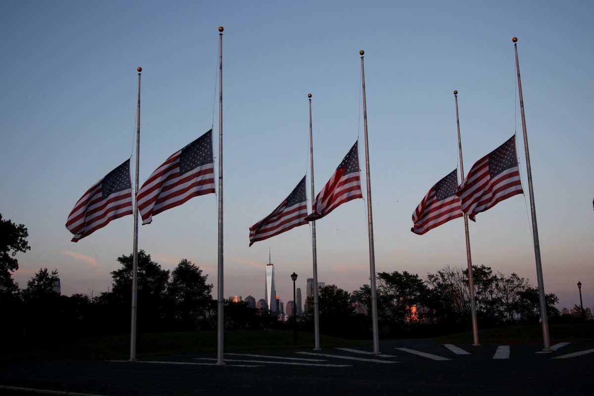 Flags At Half Mast