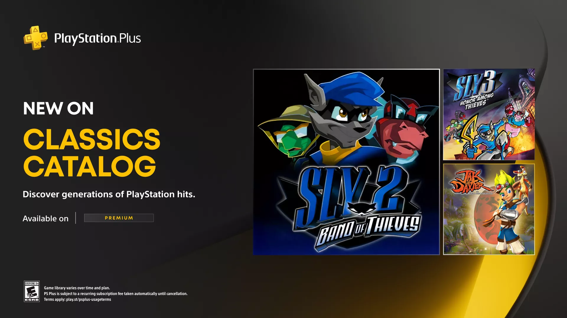 PS Plus Adds Sly Cooper Trilogy and Many Co-Op Games in December