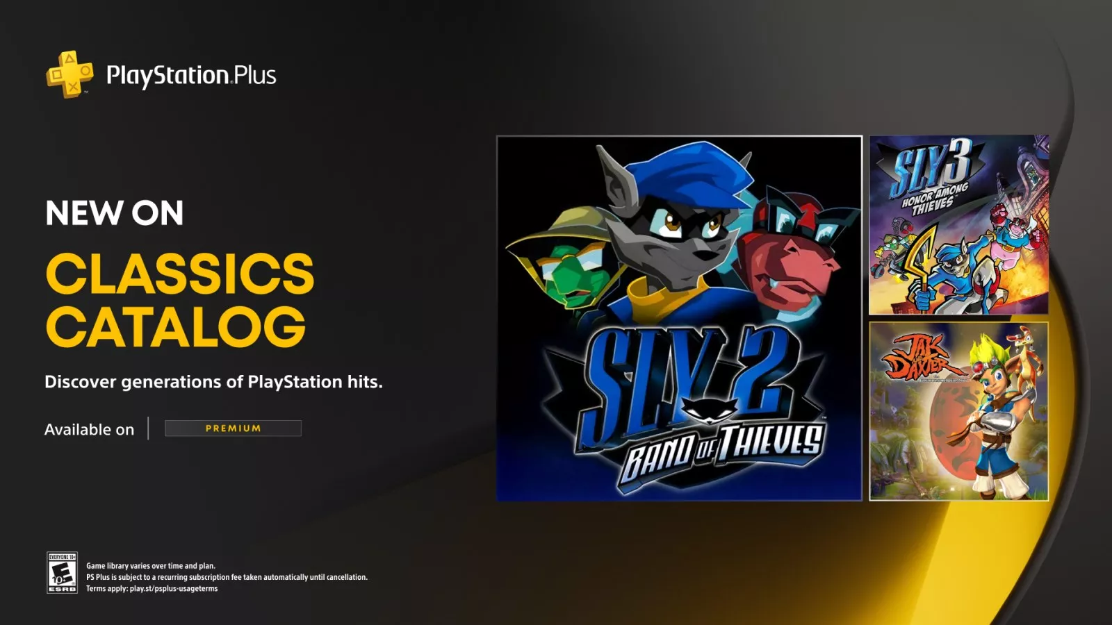 PS Plus Adds Sly Cooper Trilogy and Many Co-Op Games in December