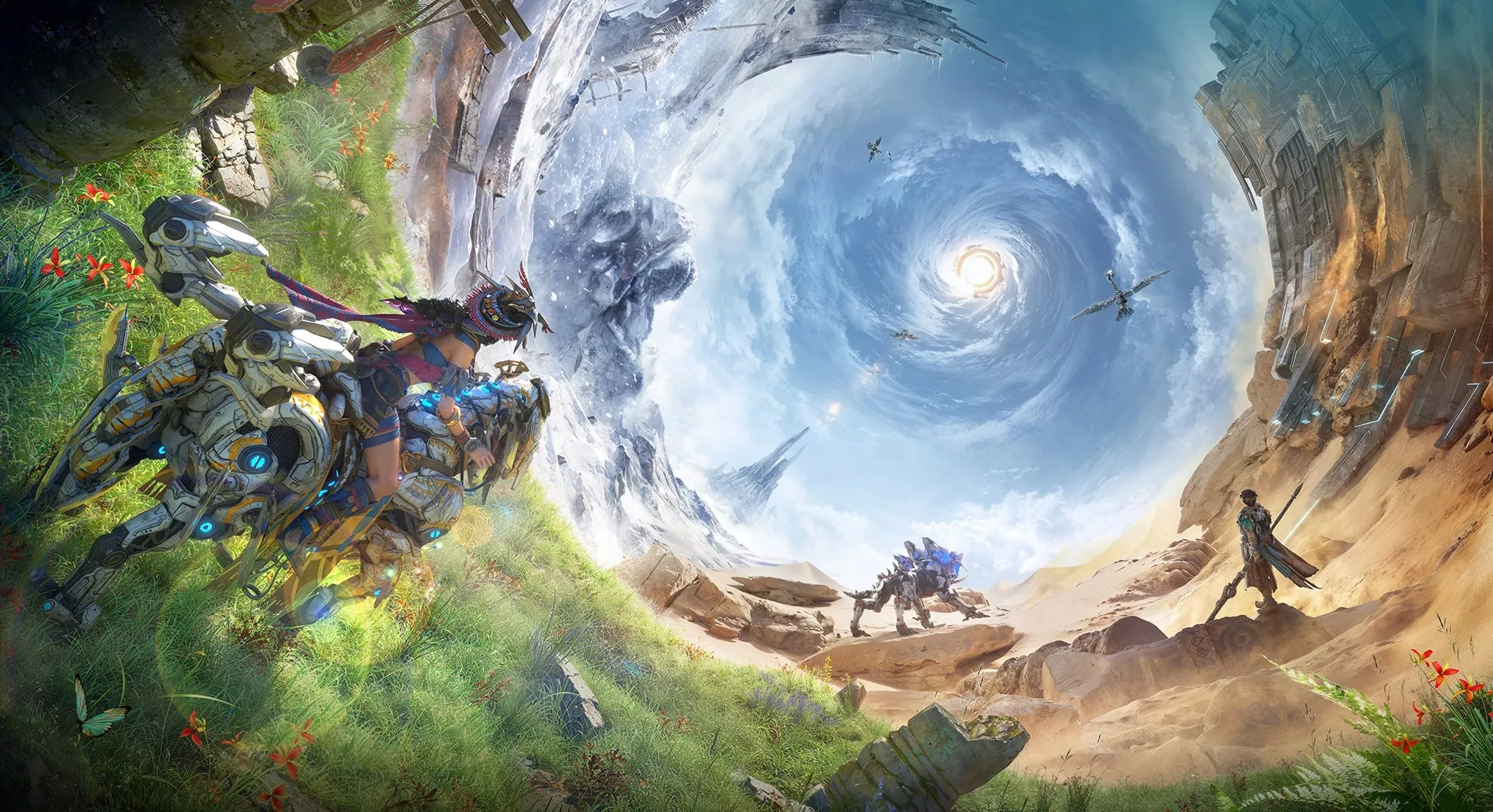Light of Motiram Looks Like Horizon Zero Dawn, Palworld and Other Games.
