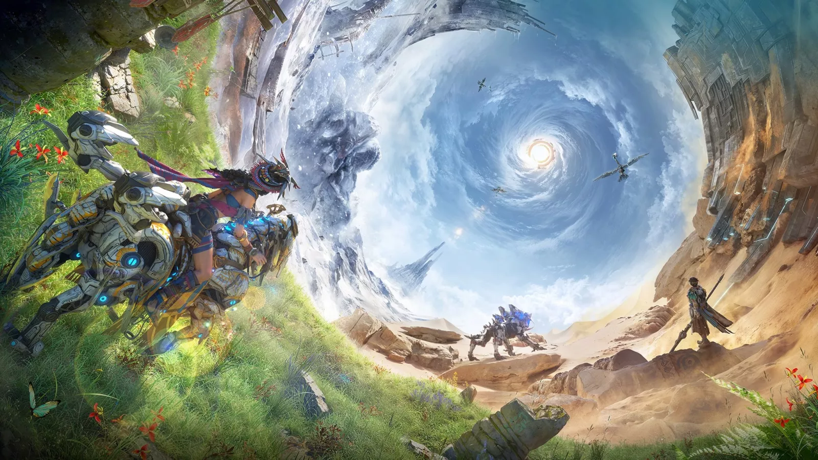 Light of Motiram Looks Like Horizon Zero Dawn, Palworld and Other Games.