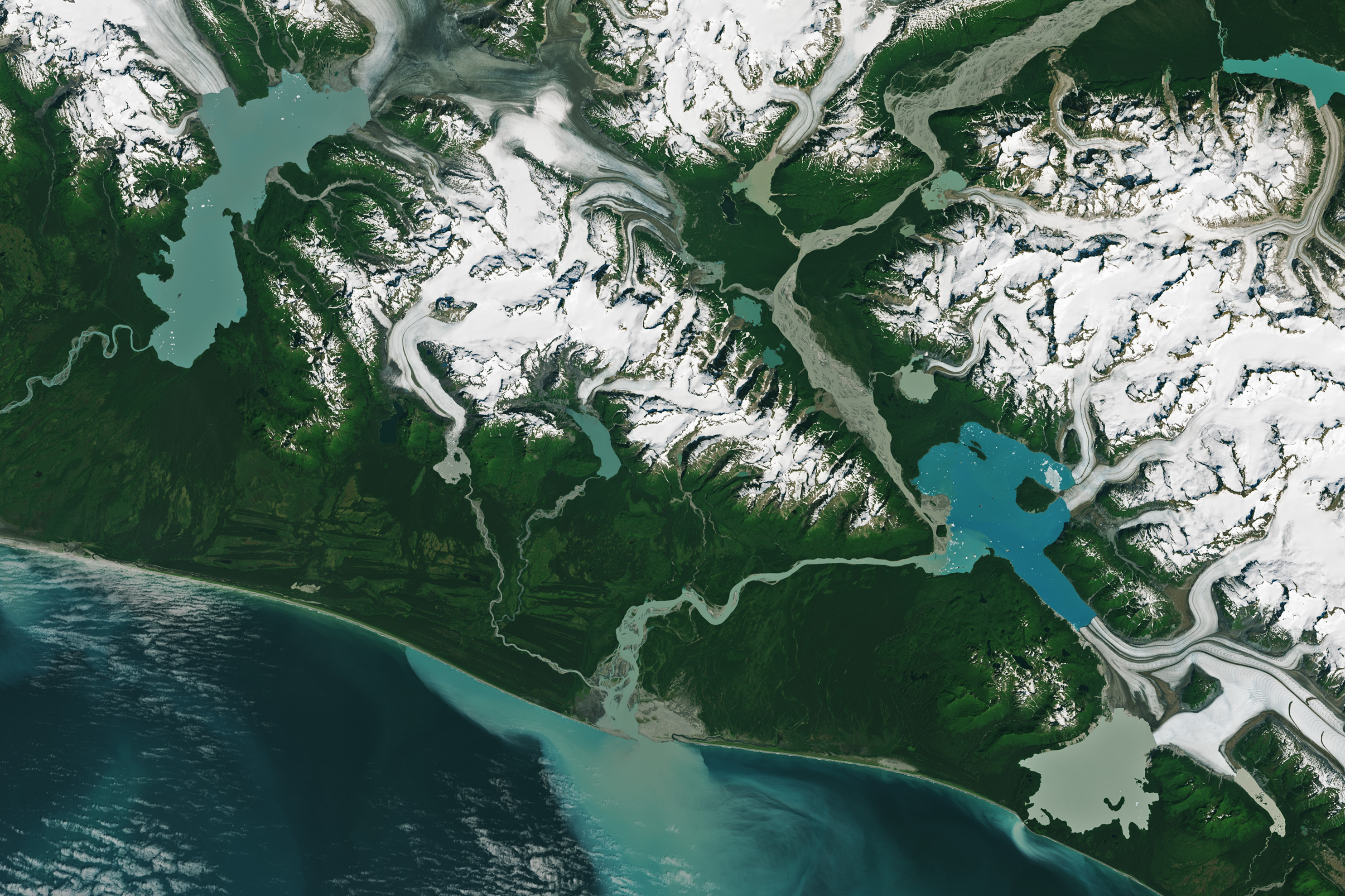 NASA images reveal stark changes in Alaska’s lakes