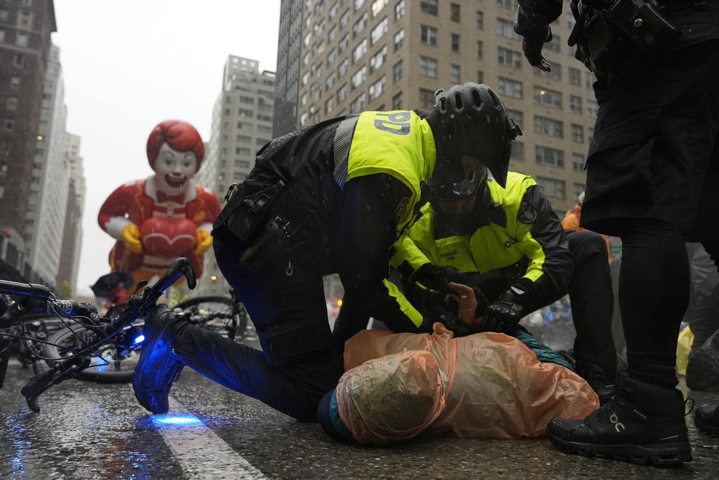 Protesters Block Macy's Thanksgiving Parade as Police Make Multiple Arrests