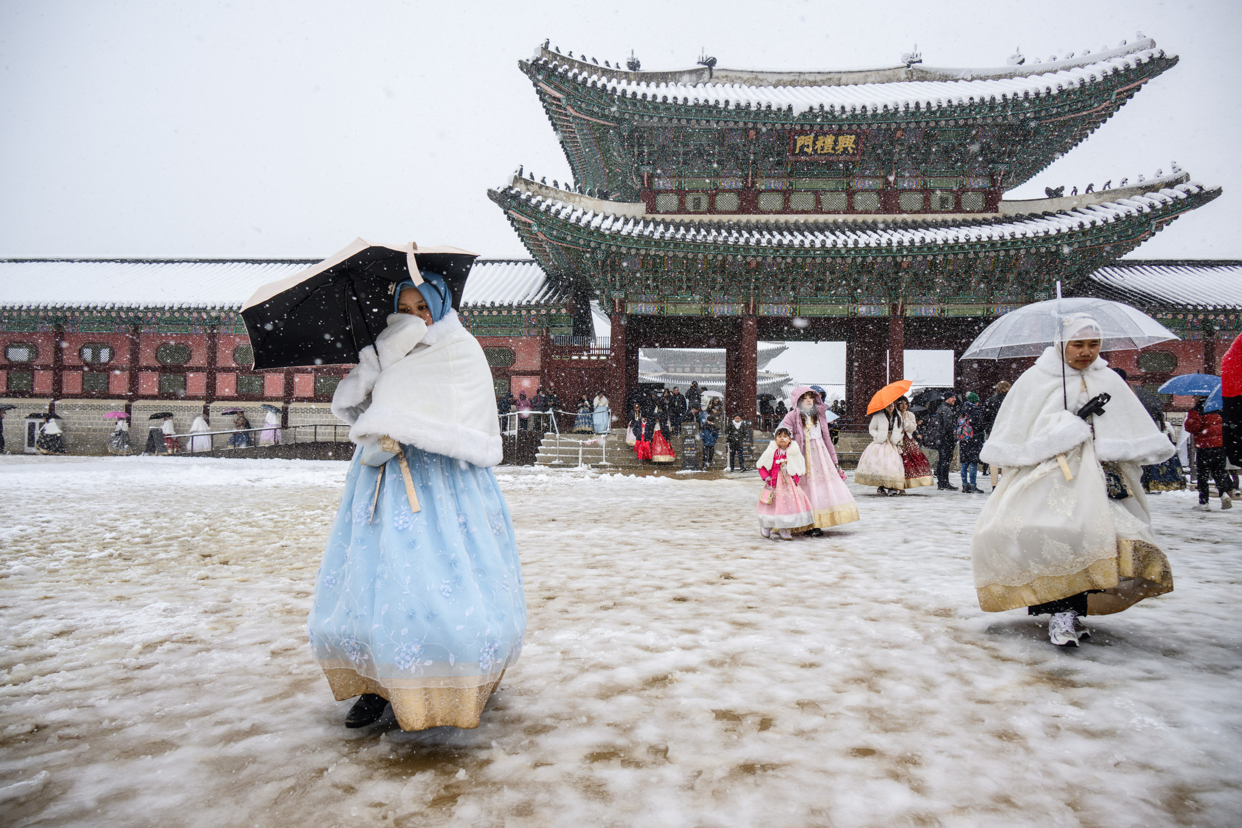 South Korea reports six dead as record snowfall hinders travel