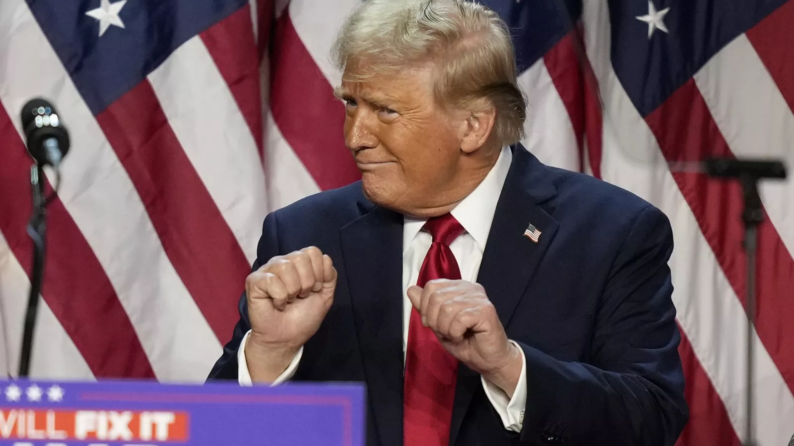 Trump shares edited Thanksgiving video of himself popping out of a turkey