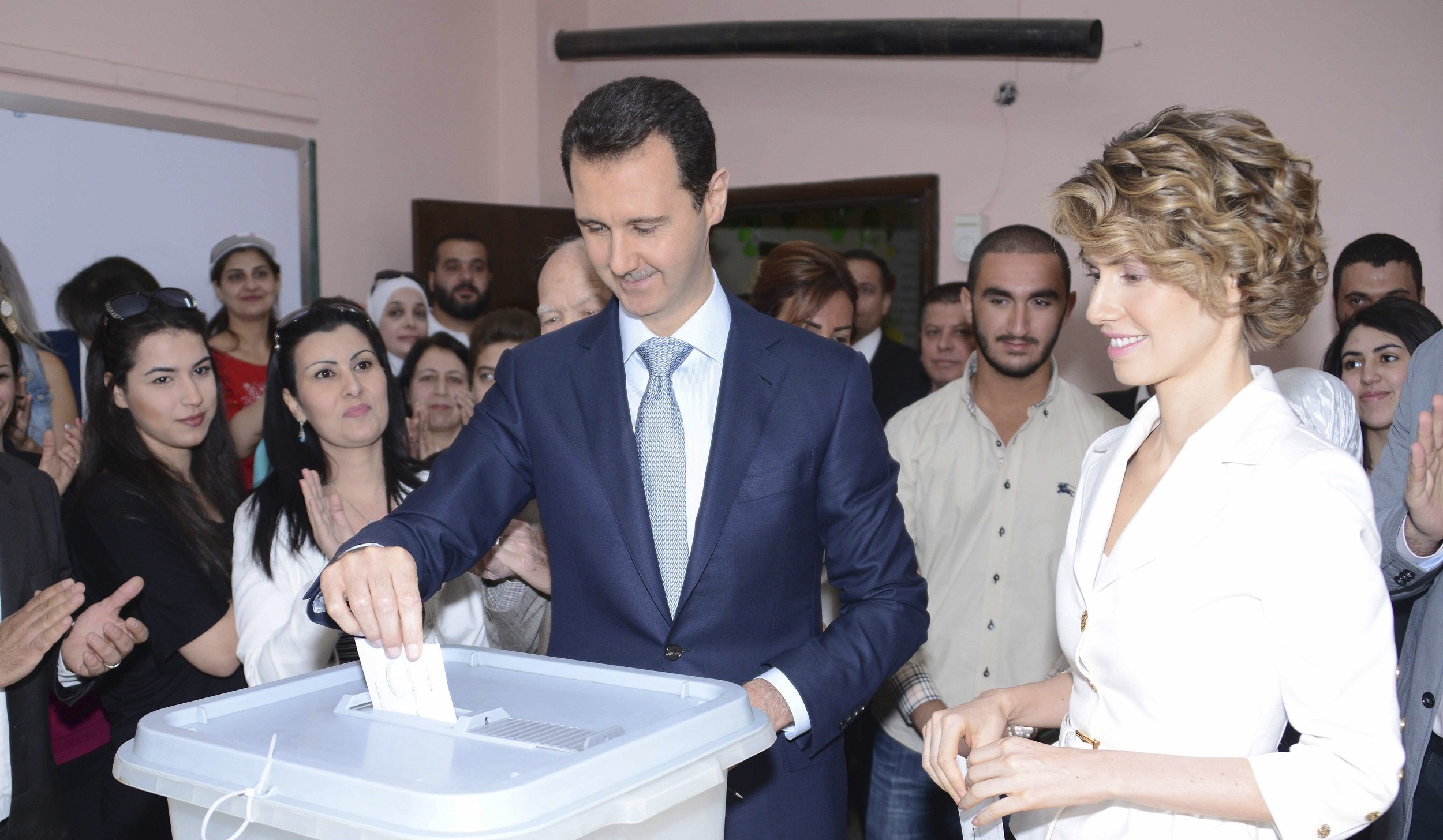  Bashar al-Assad and his wife Asma 