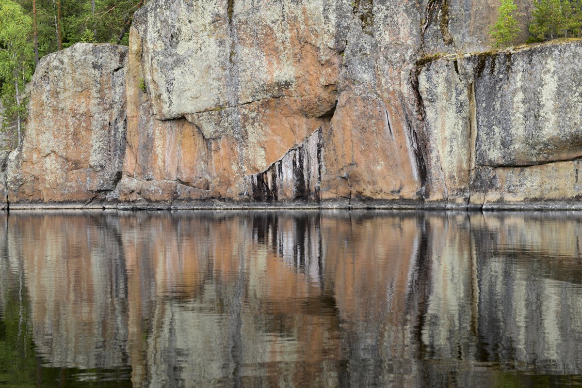 A prehistoric rock art site in Finland