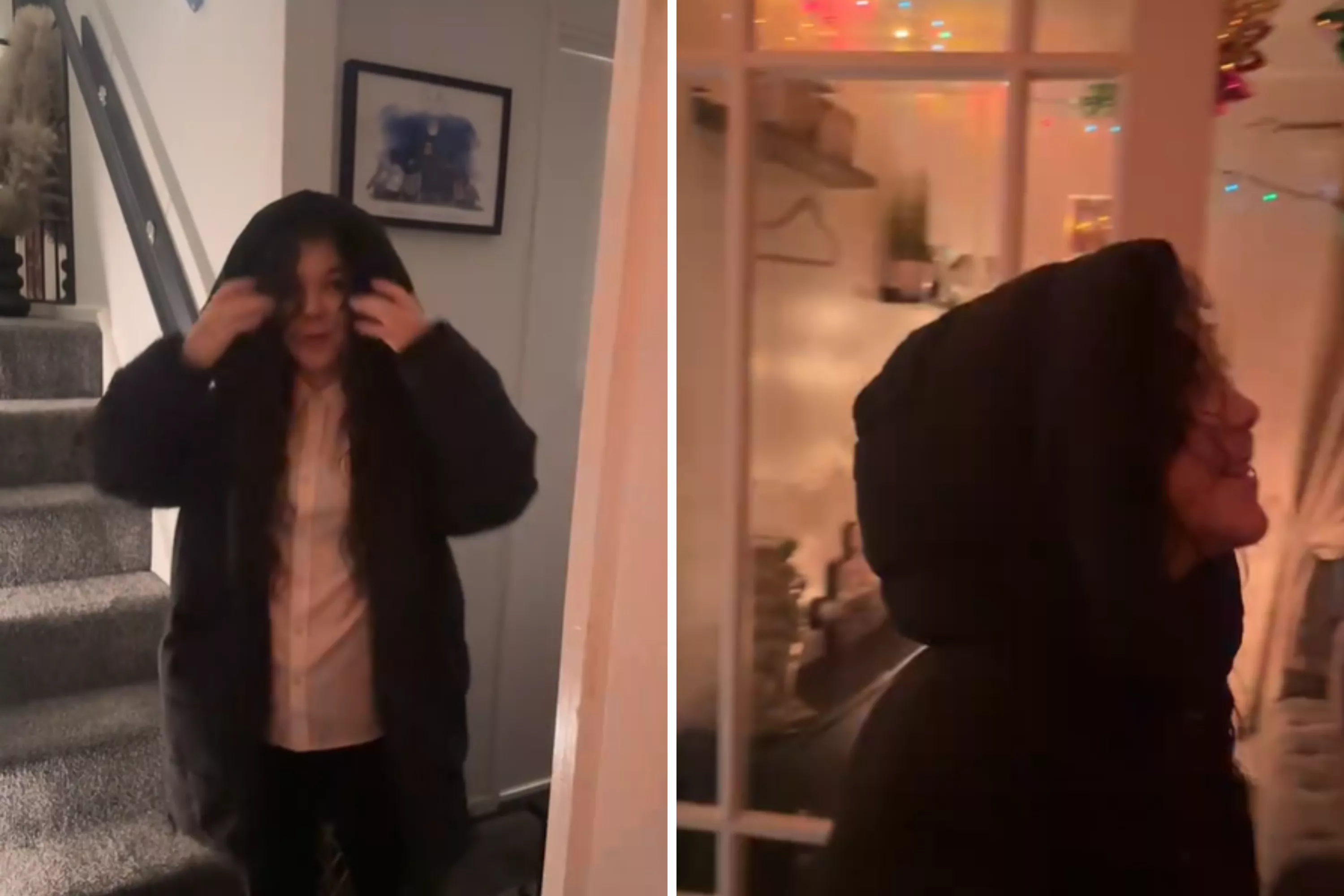Gen Z girl reacts to mom's 90s Christmas decorations -- "what have you done?"