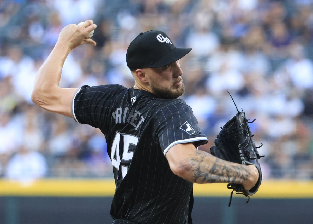 Chicago White Sox pitcher Garrett Crochet