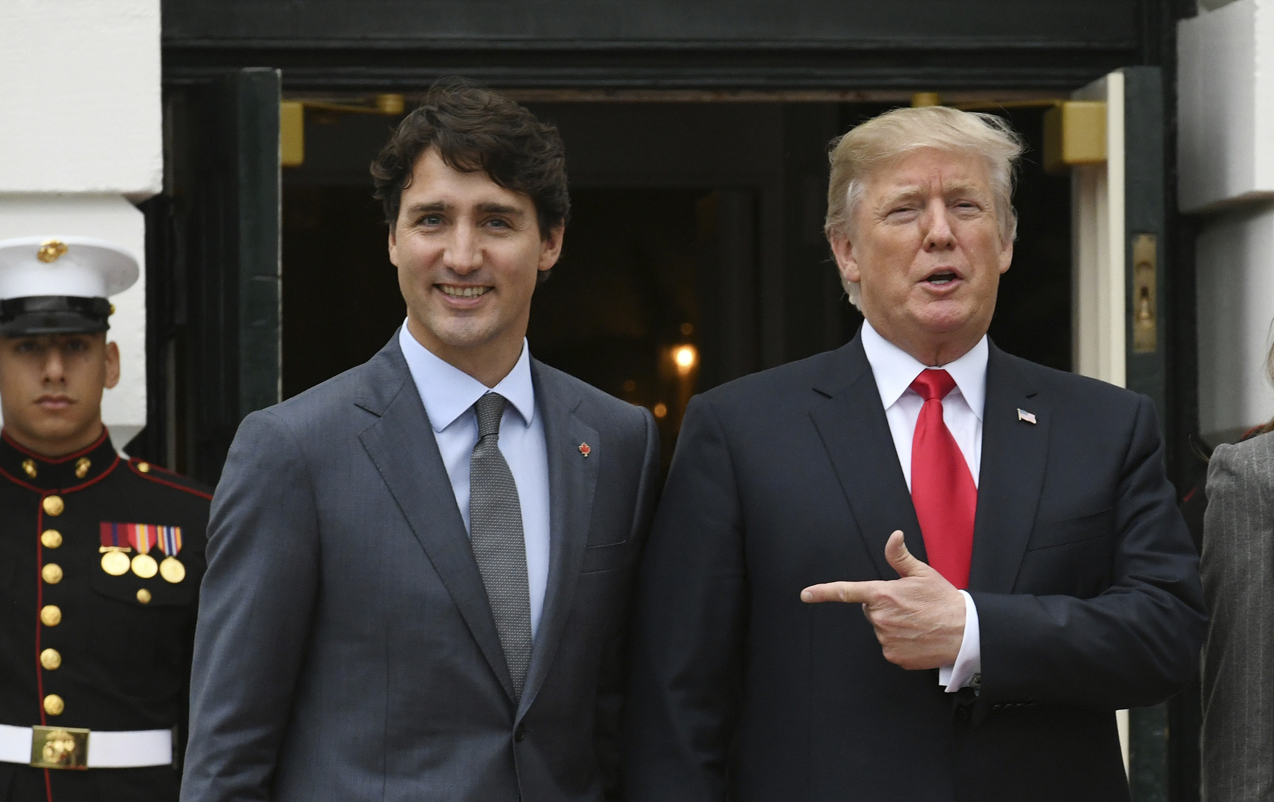 Trudeau and Trump Dine Amid Viral Photo