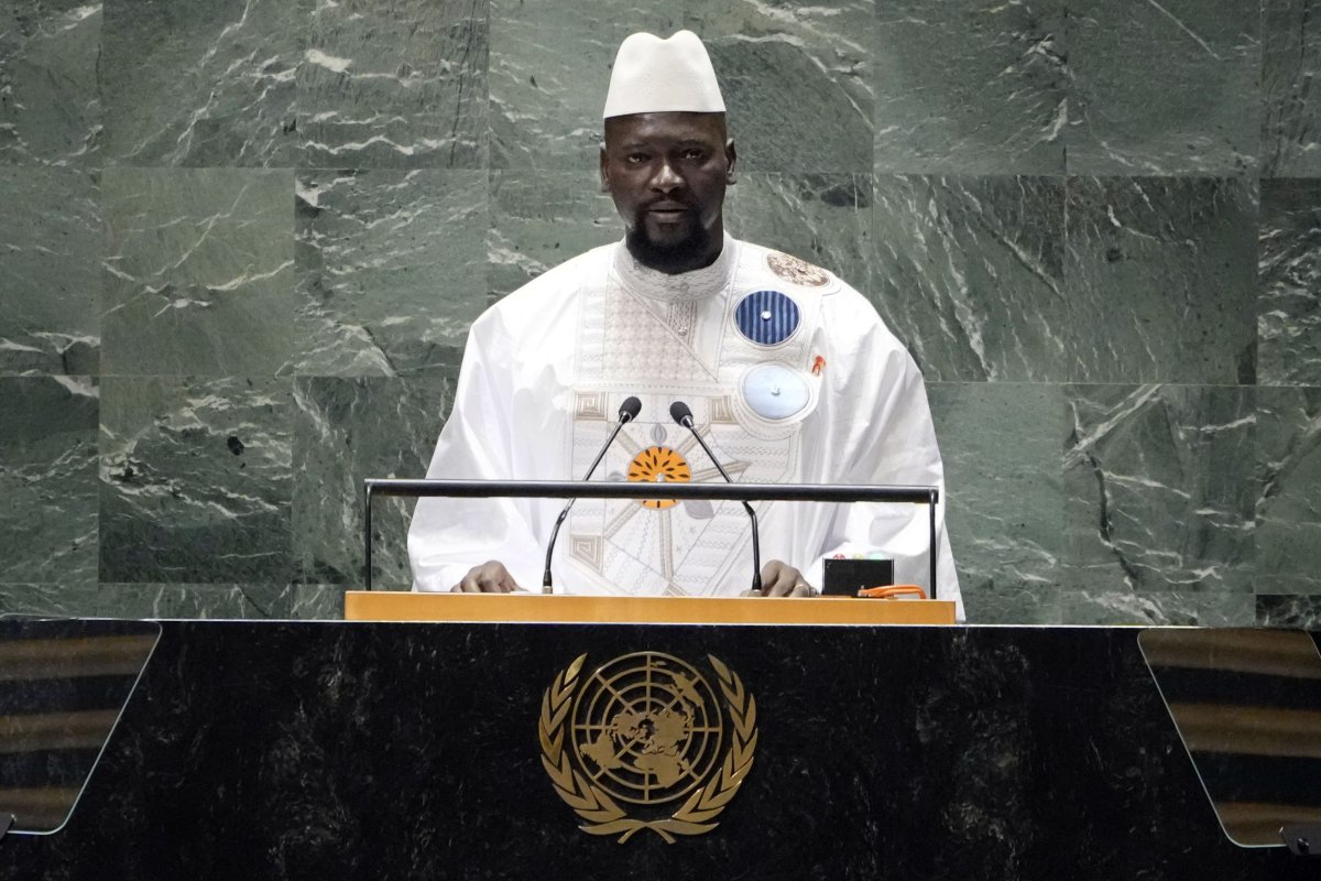 Guinea's President Mamadi Doumbouya