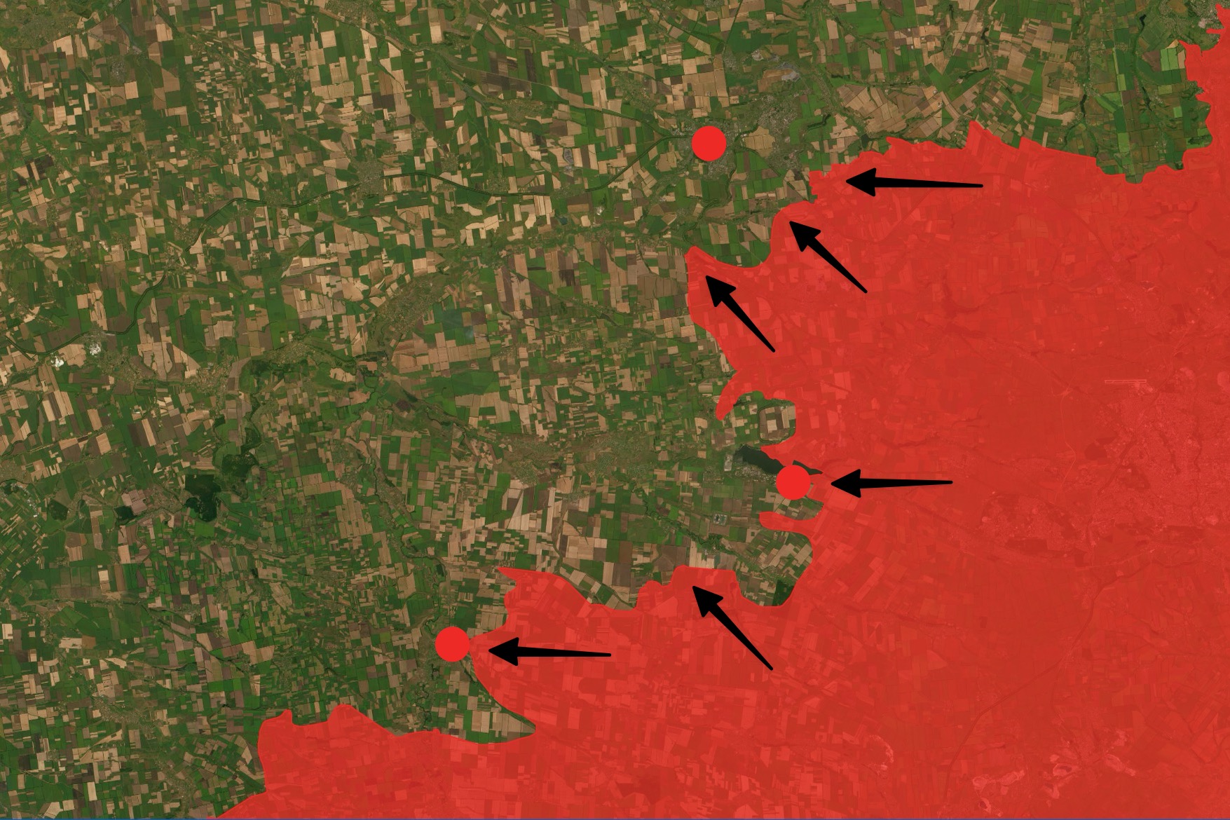 Ukraine War Map Looks 'Grim' for Zelensky as Russian Offensive Accelerates