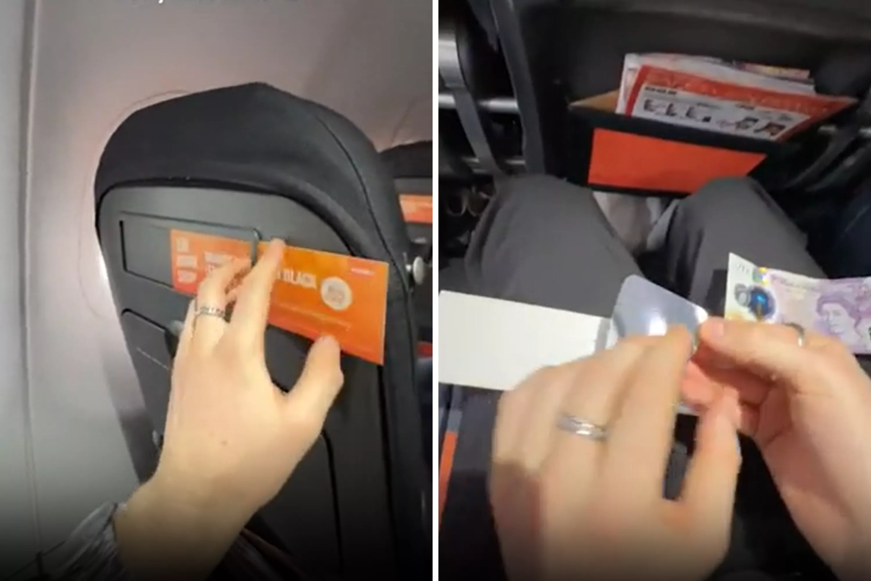 Friends hide cash in plane for one lucky passenger