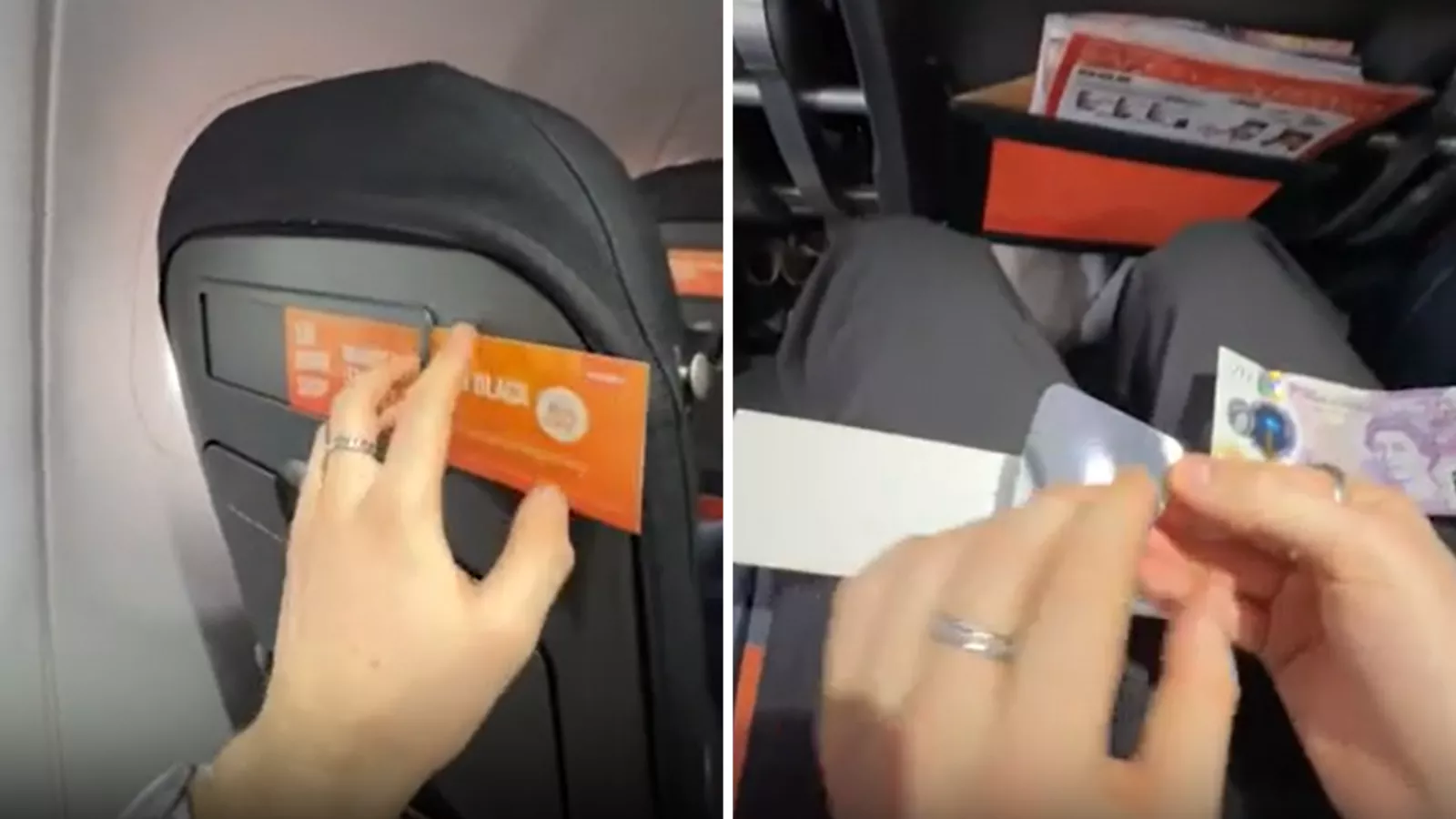 Friends hide cash in plane for one lucky passenger