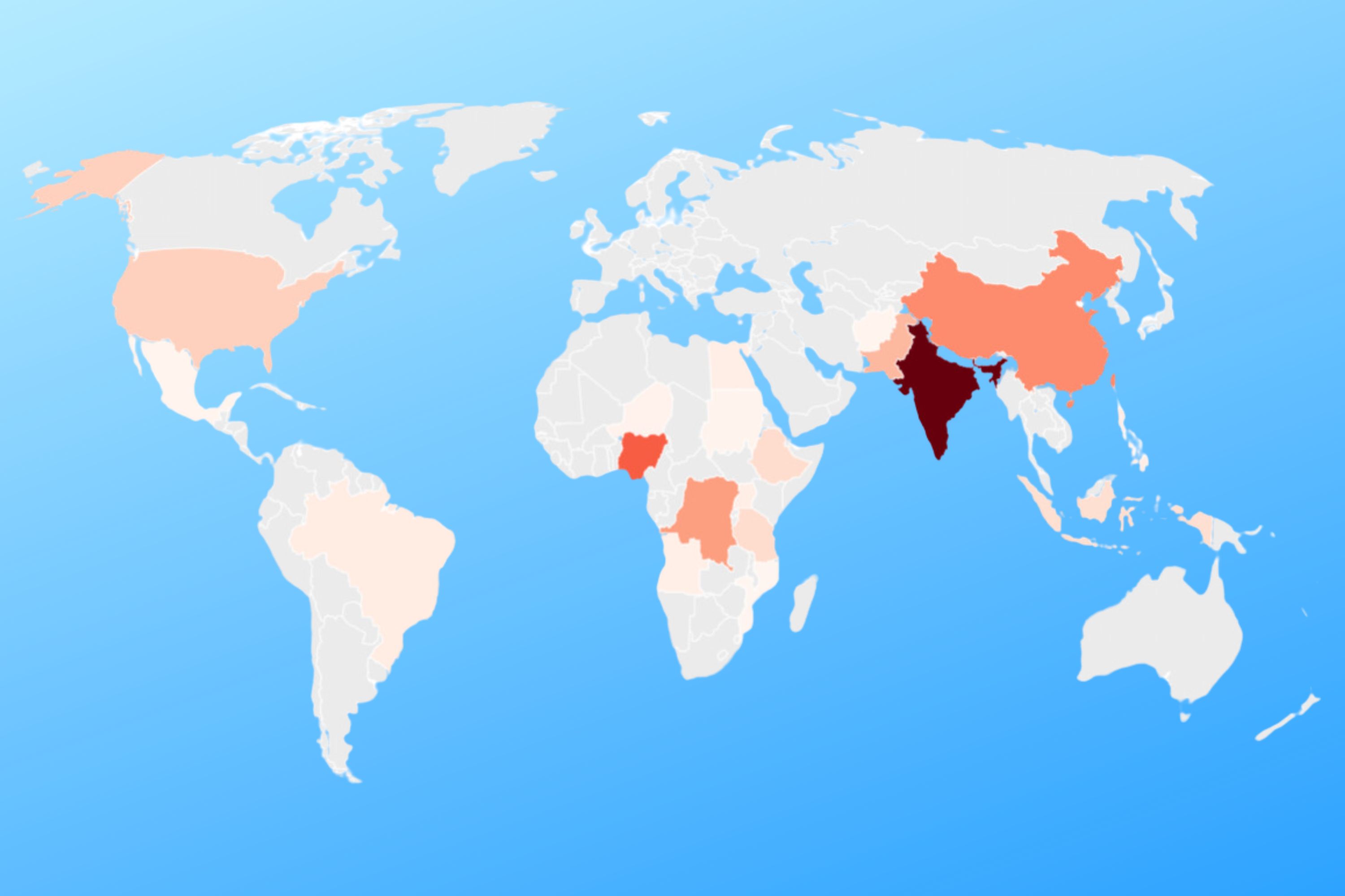 Map Reveals How World's Population Will Change by 2100 - Newsweek