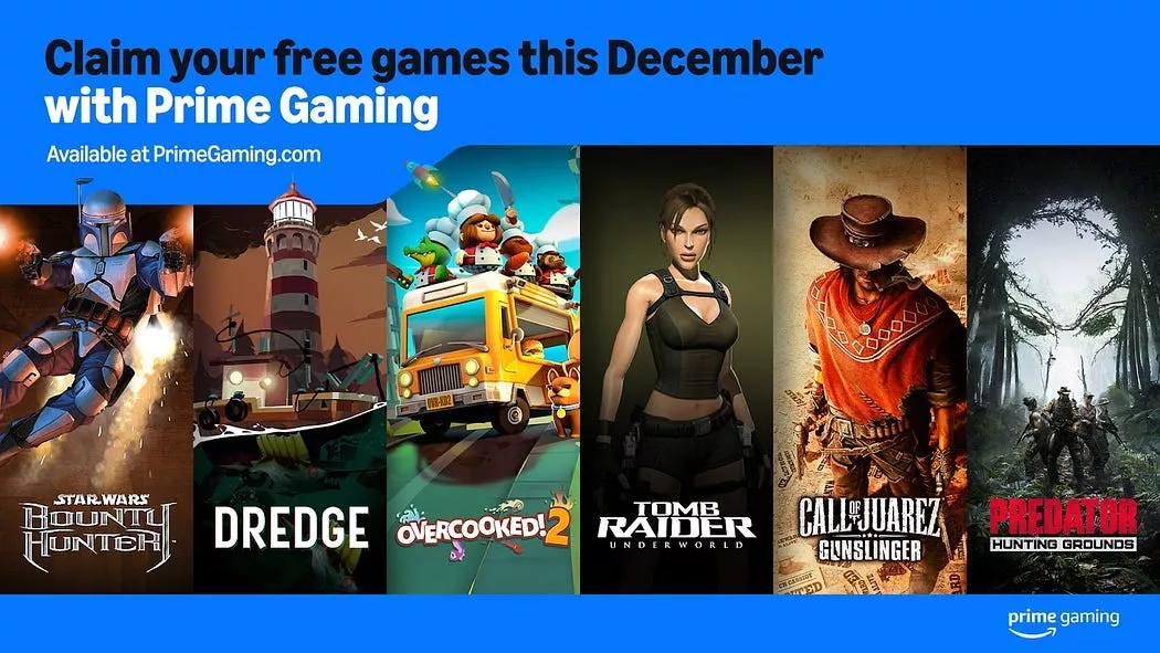 PC Players Can Grab 18 Free Games From Prime Gaming This December