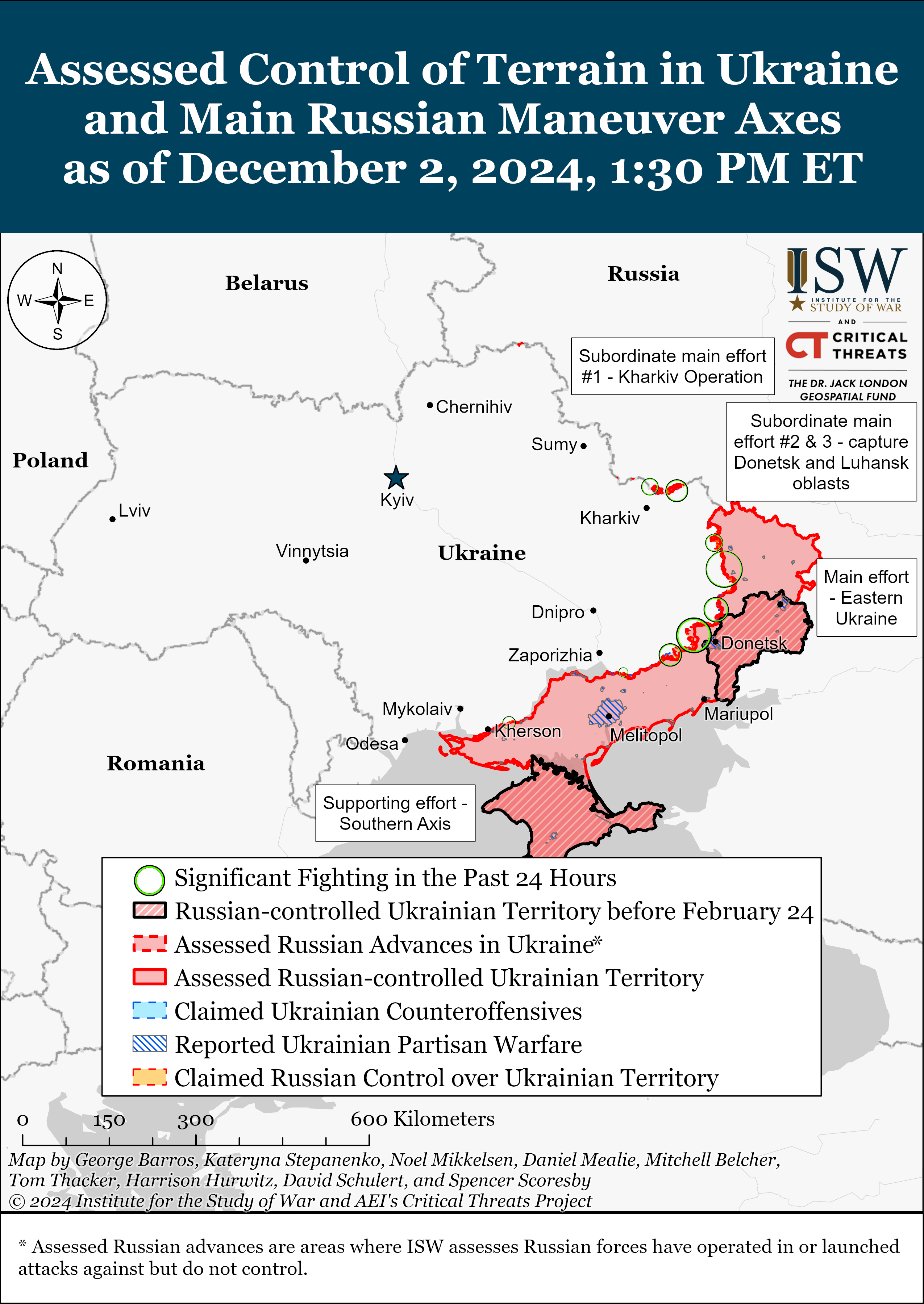 Ukraine Maps Show Significant Fighting Right Now ...Middle East