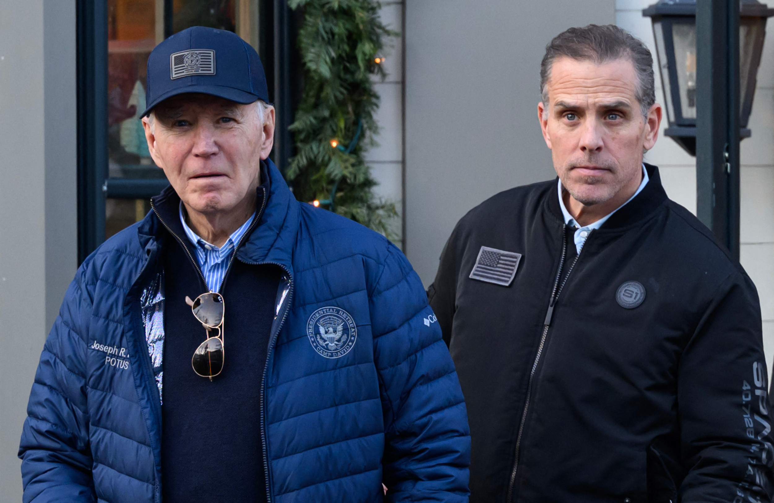 President Joe Biden and son Hunter Biden. (GETTY IMAGES)