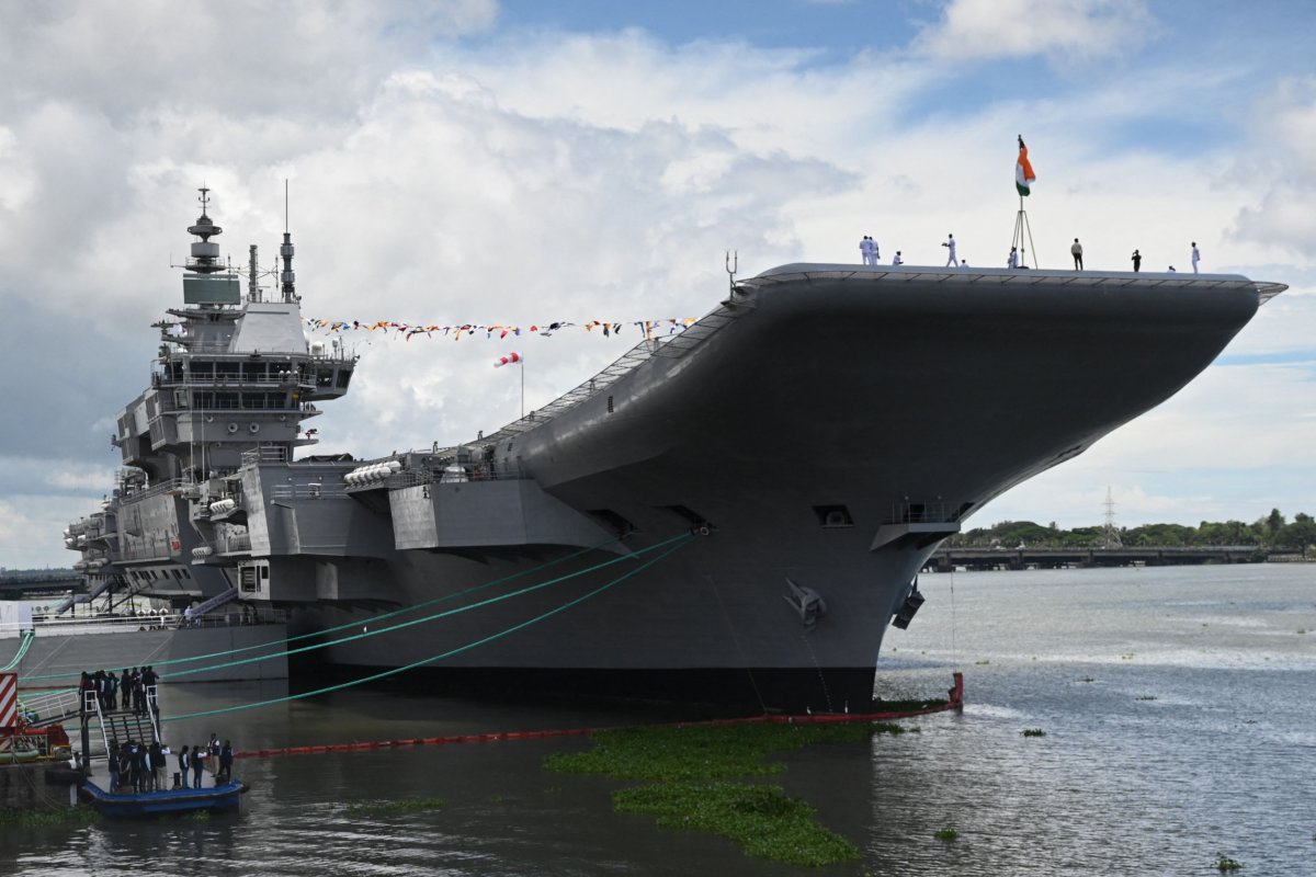 Indian Aircraft Carrier INS Vikrant