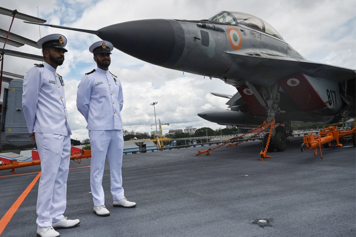 Indian Aircraft Carrier INS Vikrant