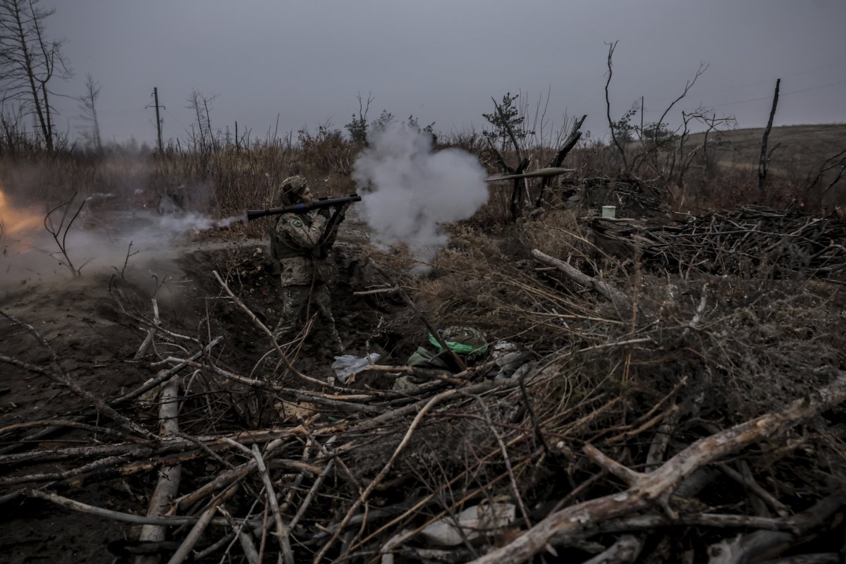 Ukranian soldier training, November 2024.
