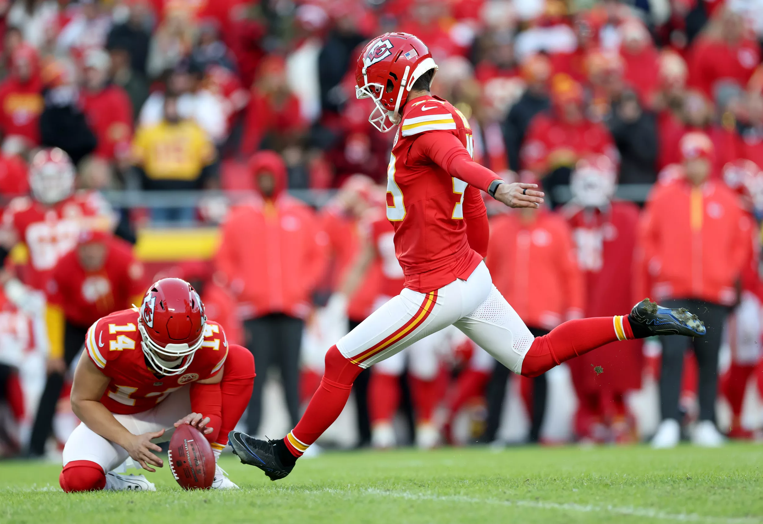 Chiefs Sign Kicker After Harrison Butker Replacement is Placed on IR