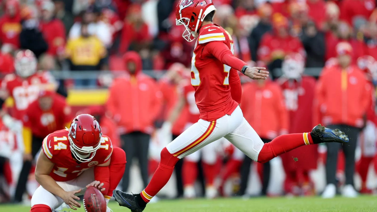Chiefs Sign Kicker After Harrison Butker Replacement is Placed on IR
