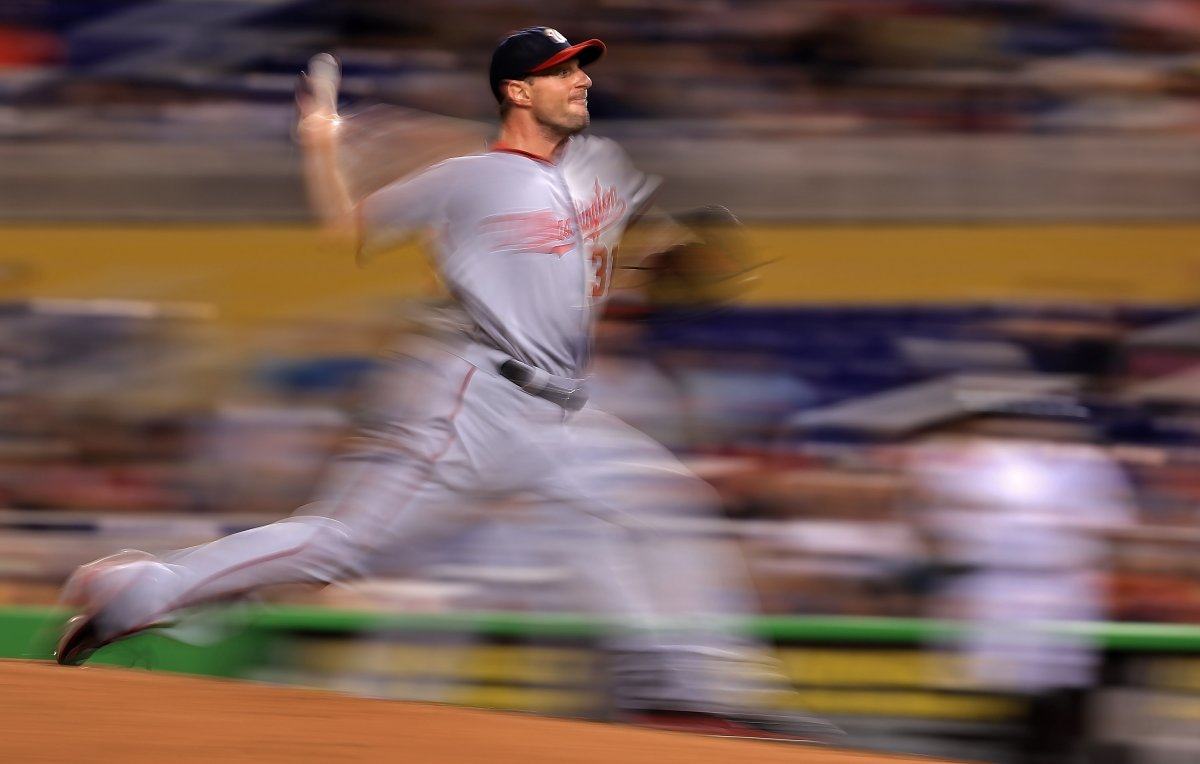 Former Washington Nationals right-handed pitcher Max Scherzer