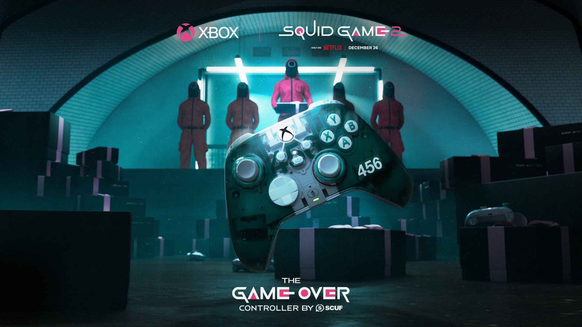 Microsoft and SCUF Gaming Announce LimitedEdition Squid Game Xbox Controllers and Sweepstakes