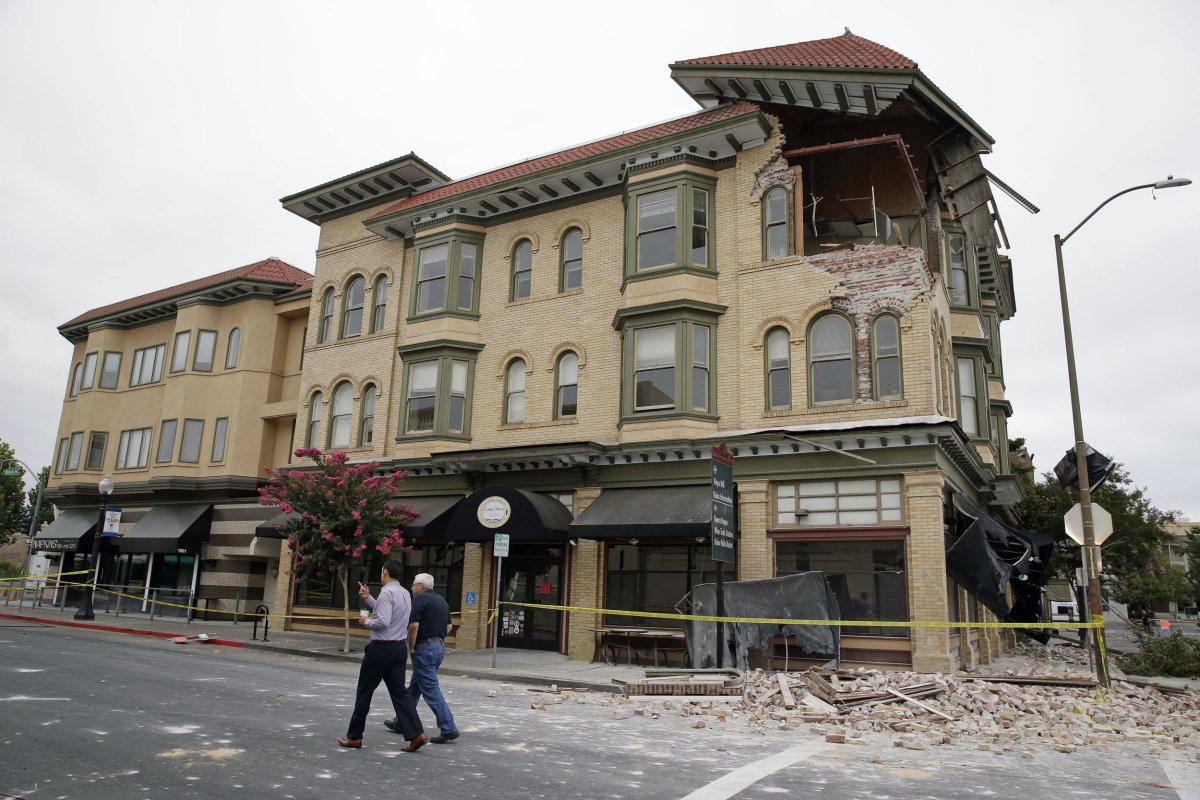Earthquake at the San Francisco Wine Bar