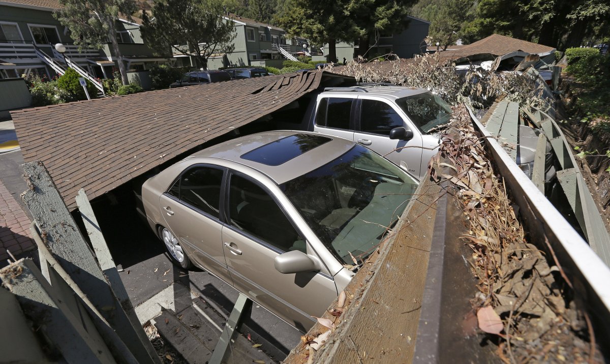 Bay Area parking lot earthquake