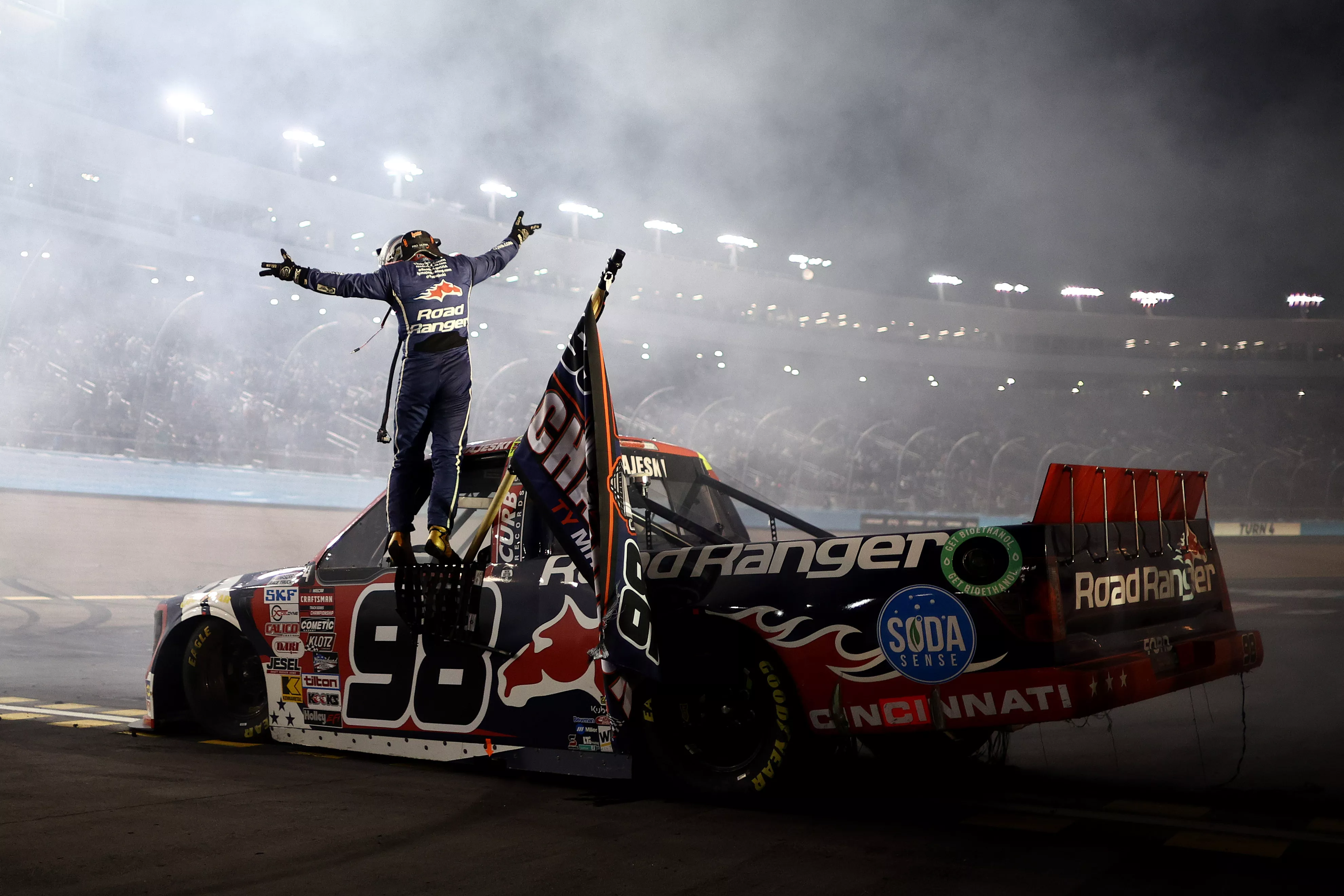 Disaster Strikes Ty Majeski: Defending Champion's Car Damaged in Accident