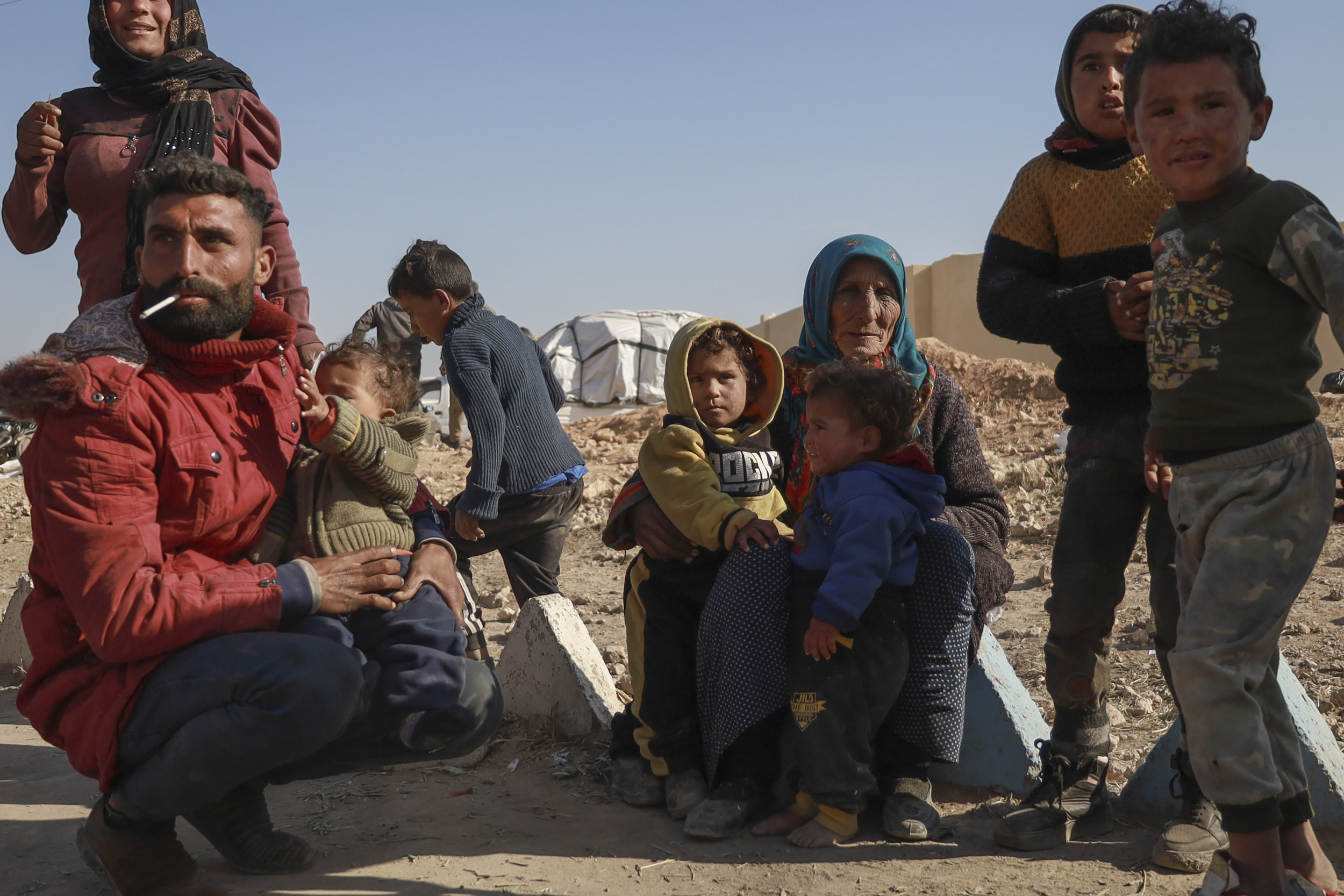 Internally displaced people, northern Syria