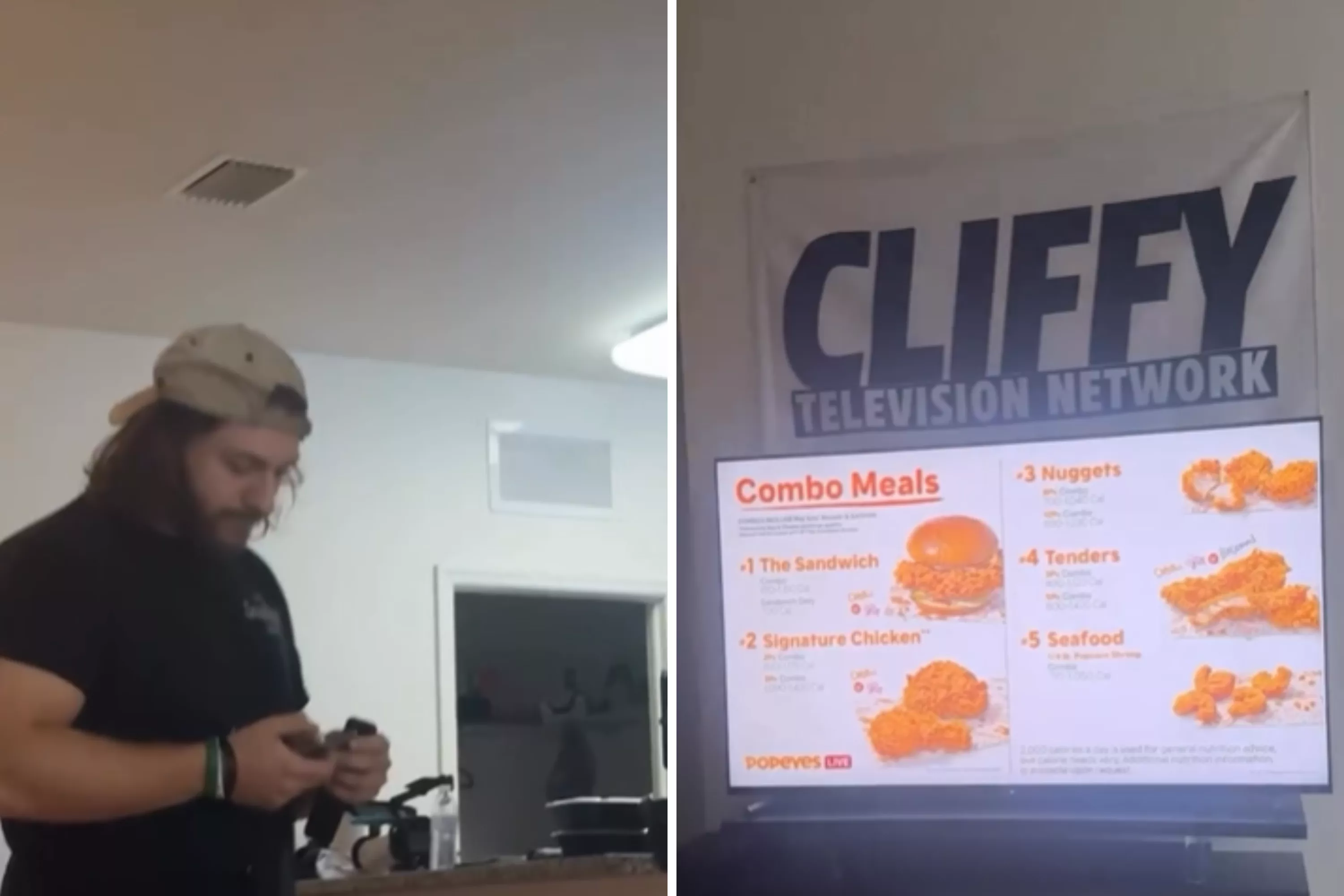Florida man buys used TV, not prepared for what he sees when switched on